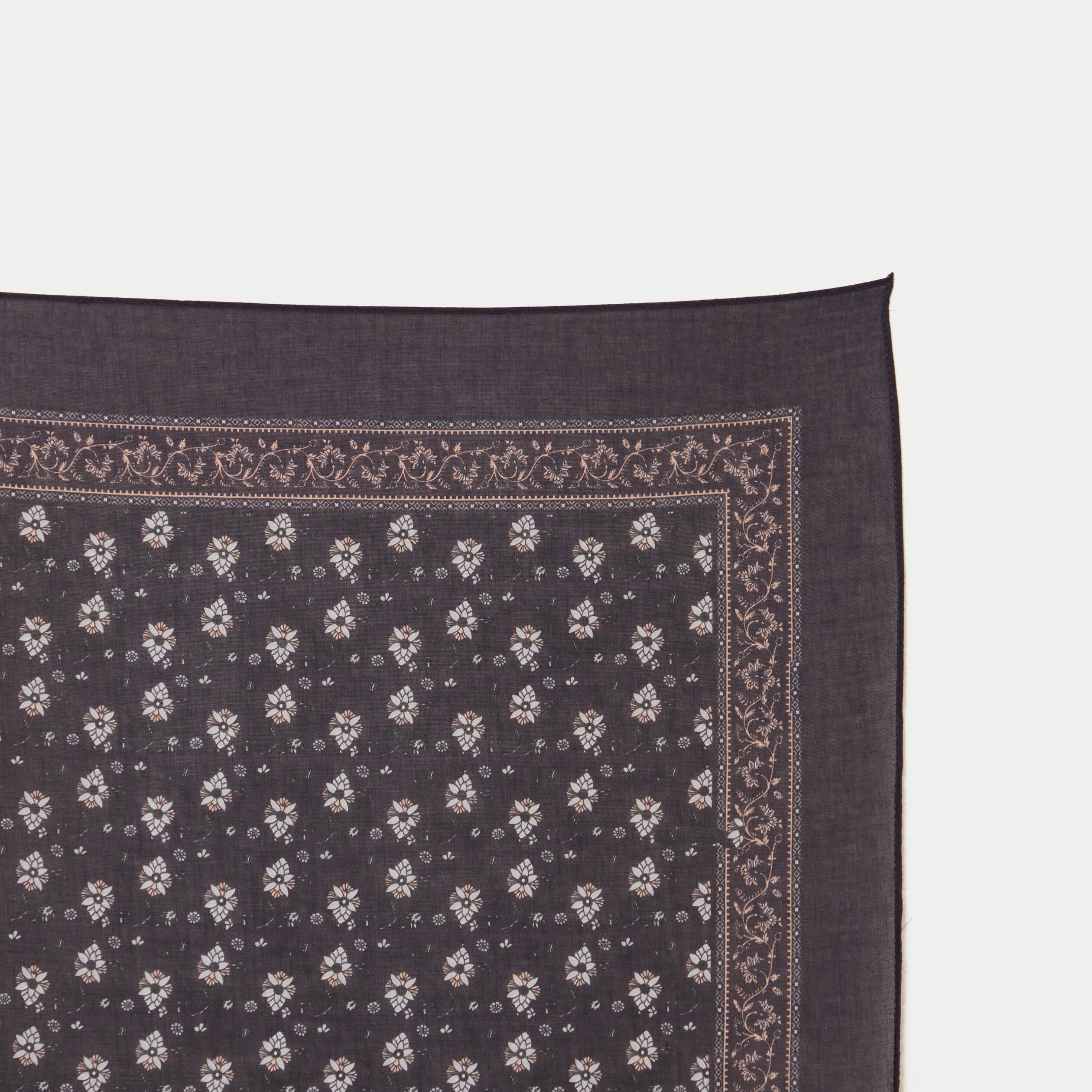 Foulard bleu marine femme