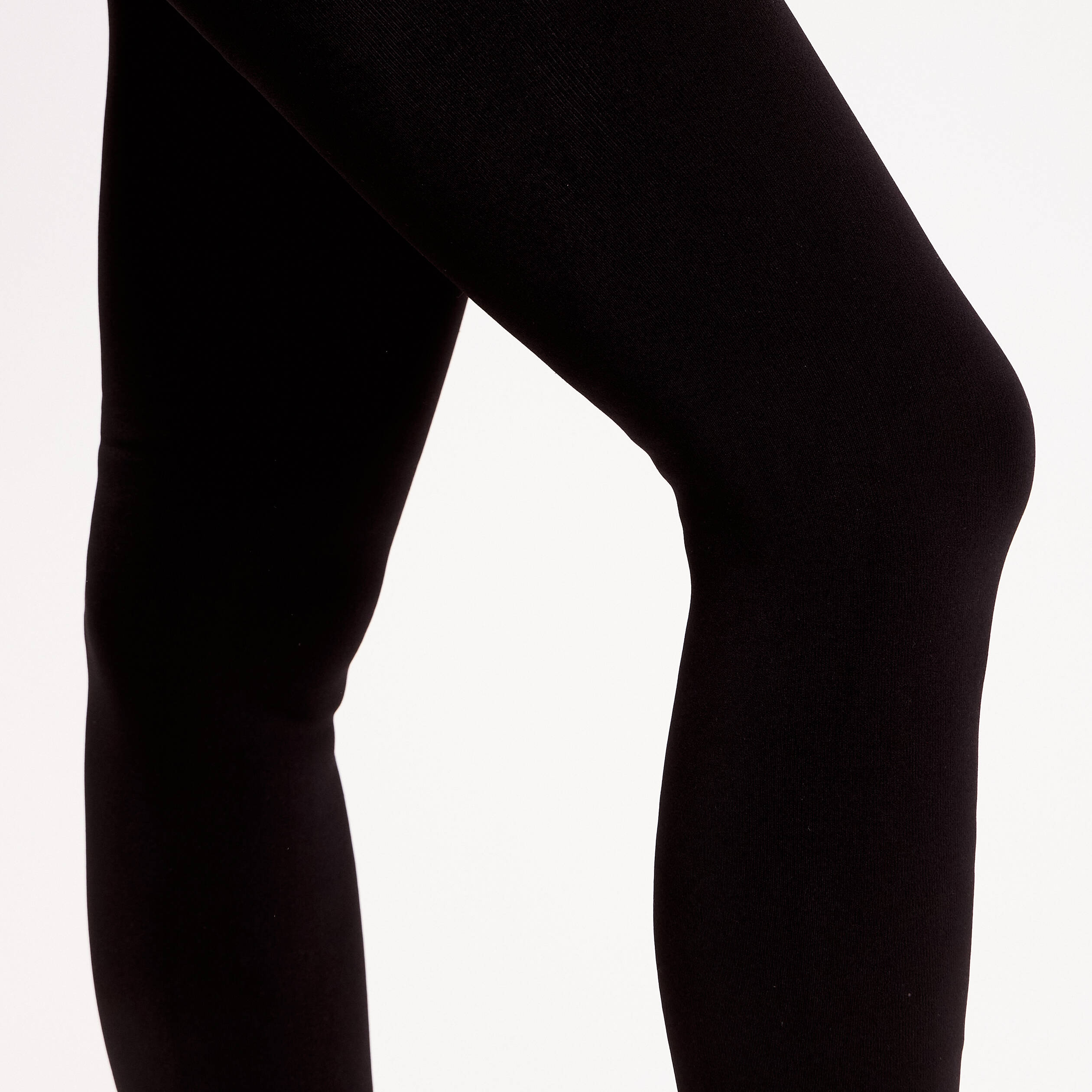 Legging chaud taille haute noir femme