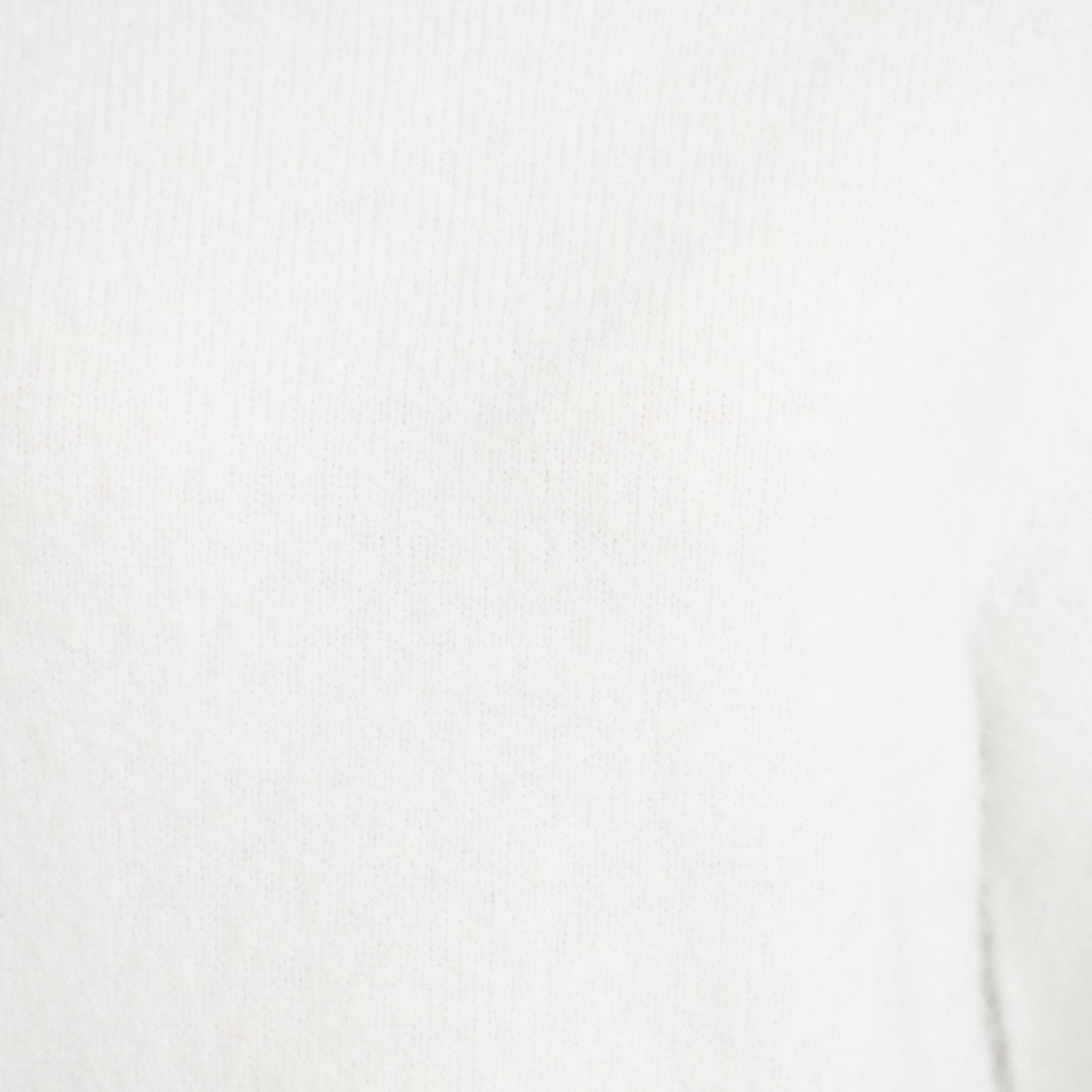 Pull manches longues avec dentelle ecru femme