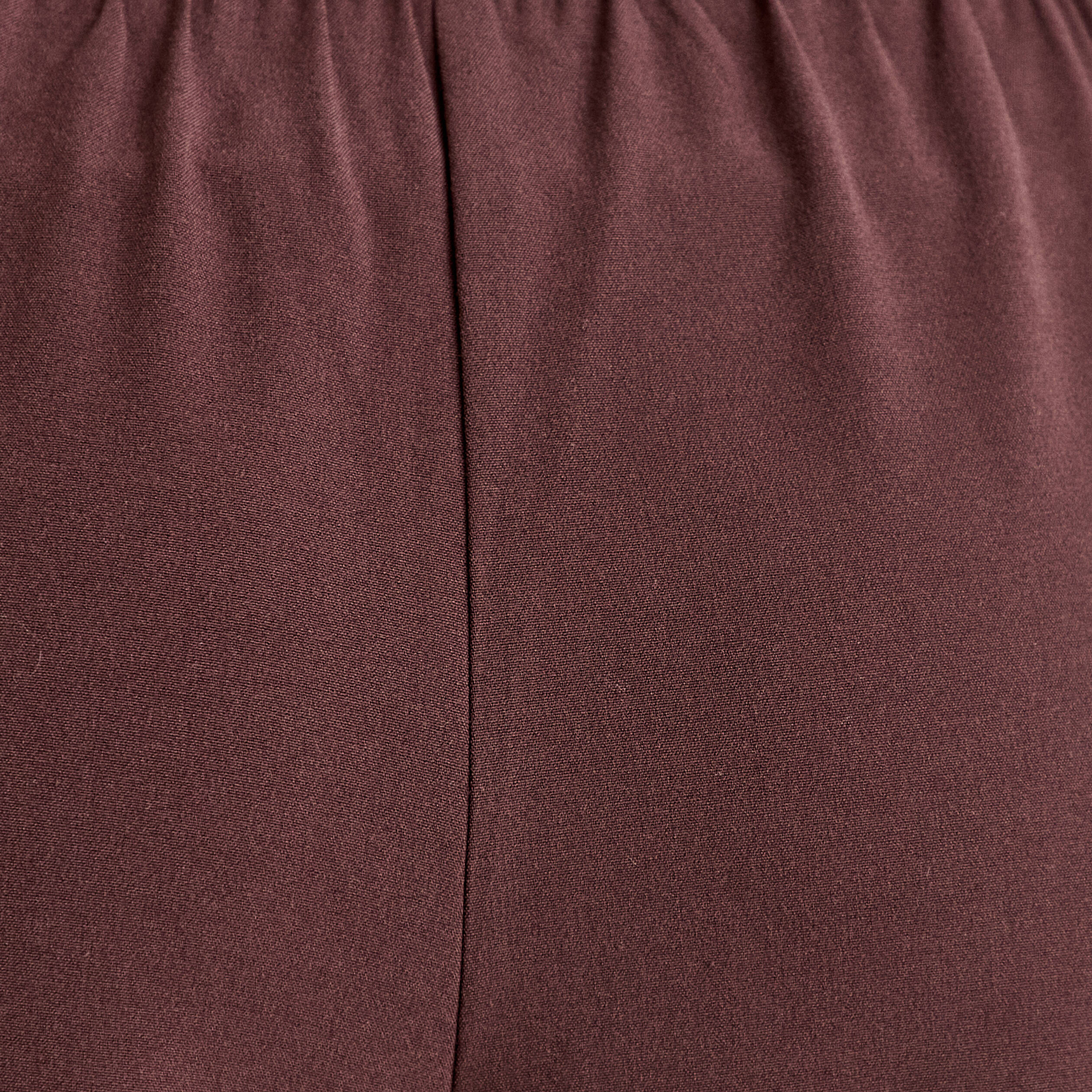 Pantalon large marron fonc&eacute; femme