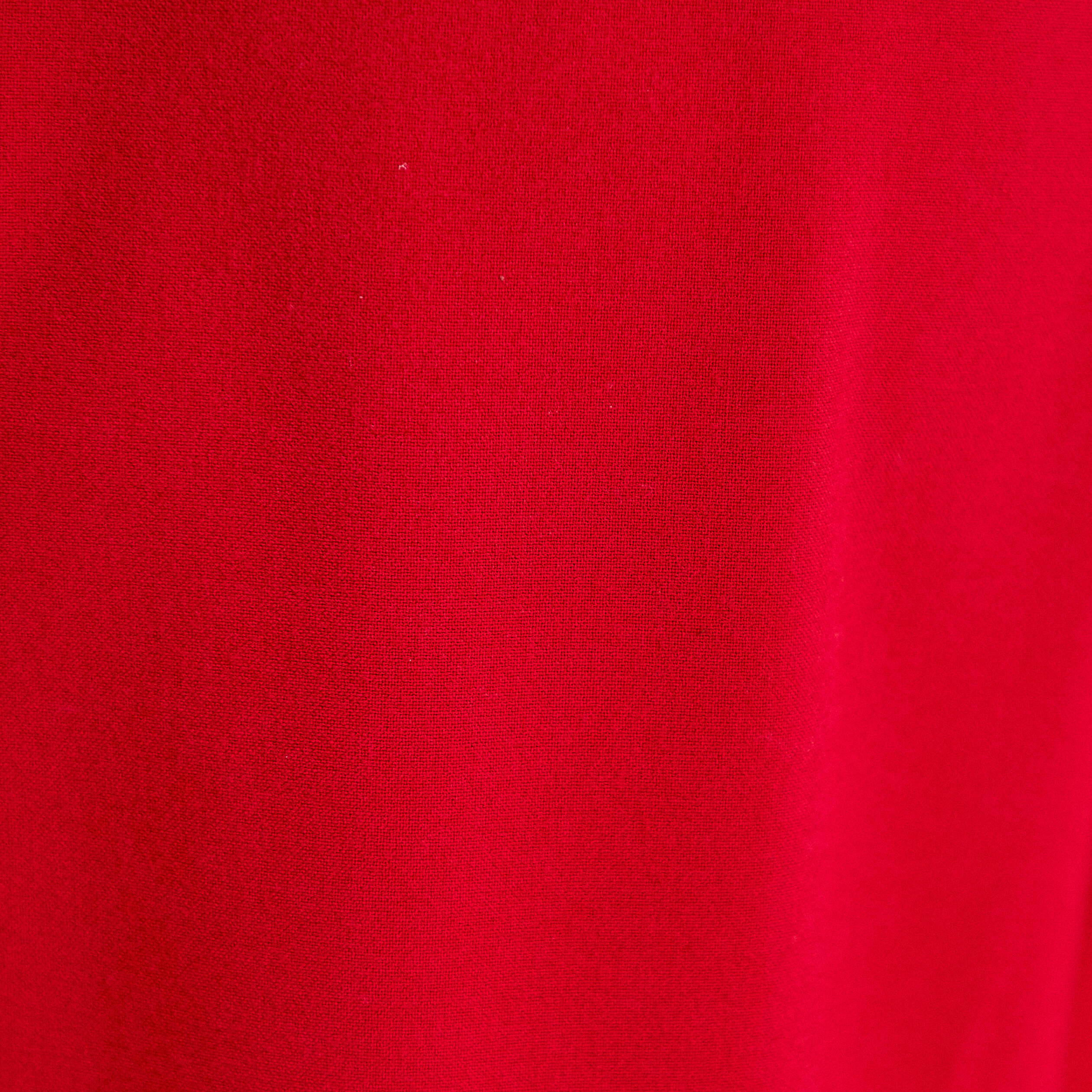 Pantalon barrel taille standard rouge femme