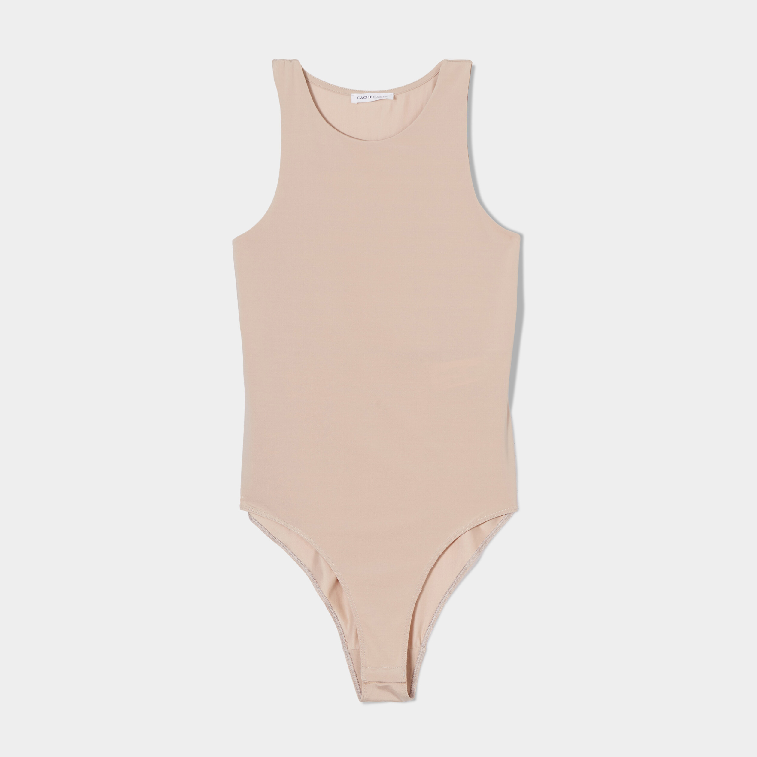 Body sans manches sable femme