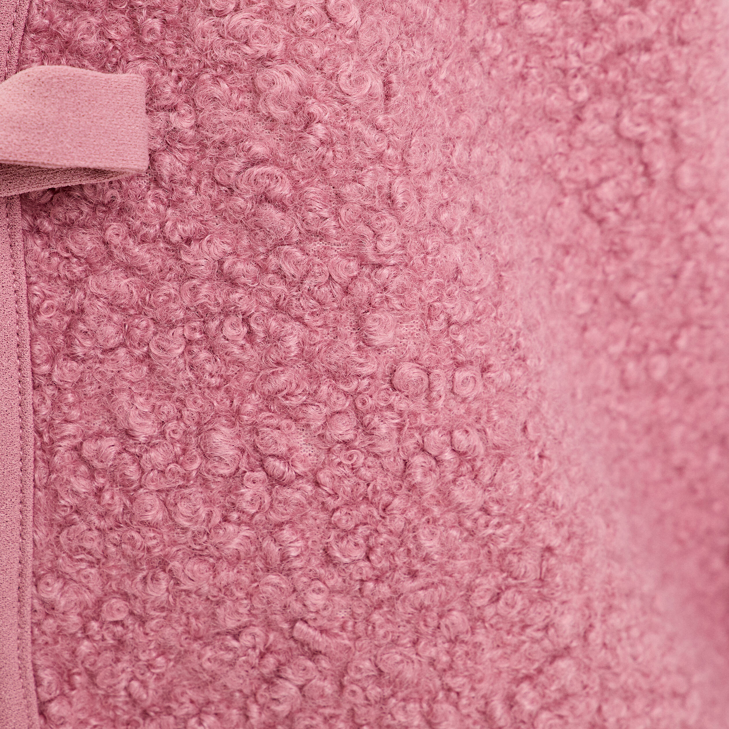 Gilet sans manches polaire vieux rose femme