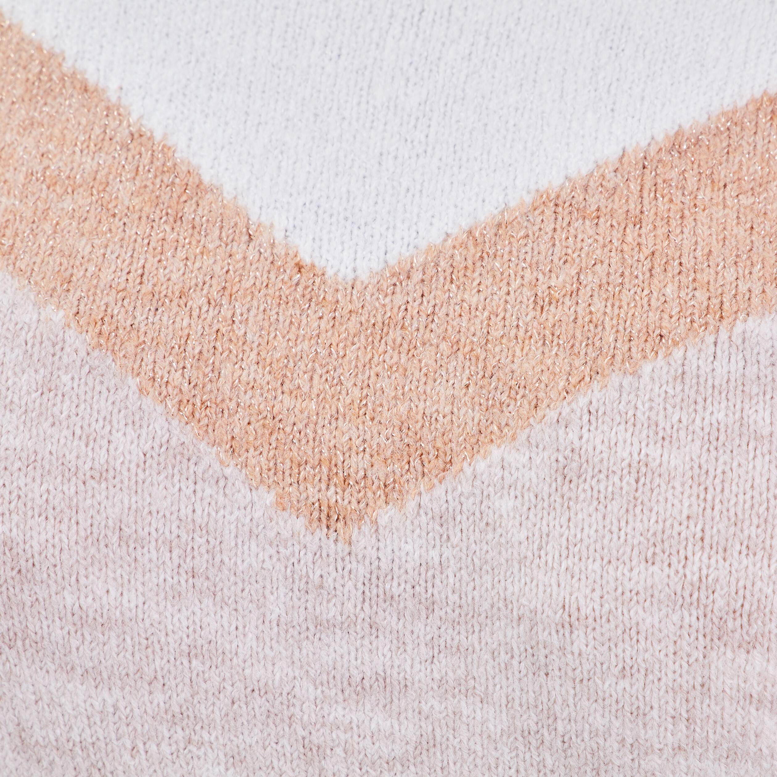 Pull &eacute;paules fronc&eacute;es sable femme