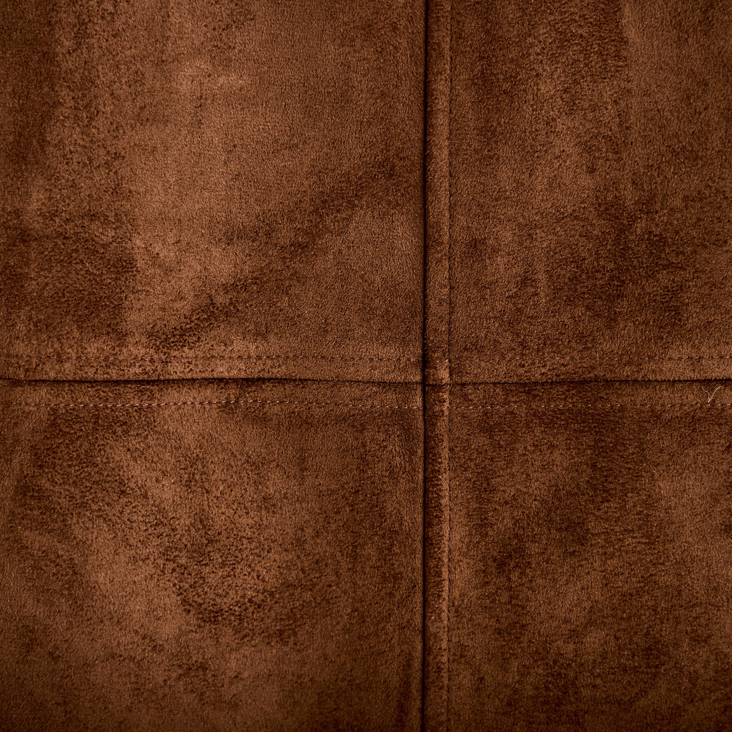 Manteau droit manches longues marron femme