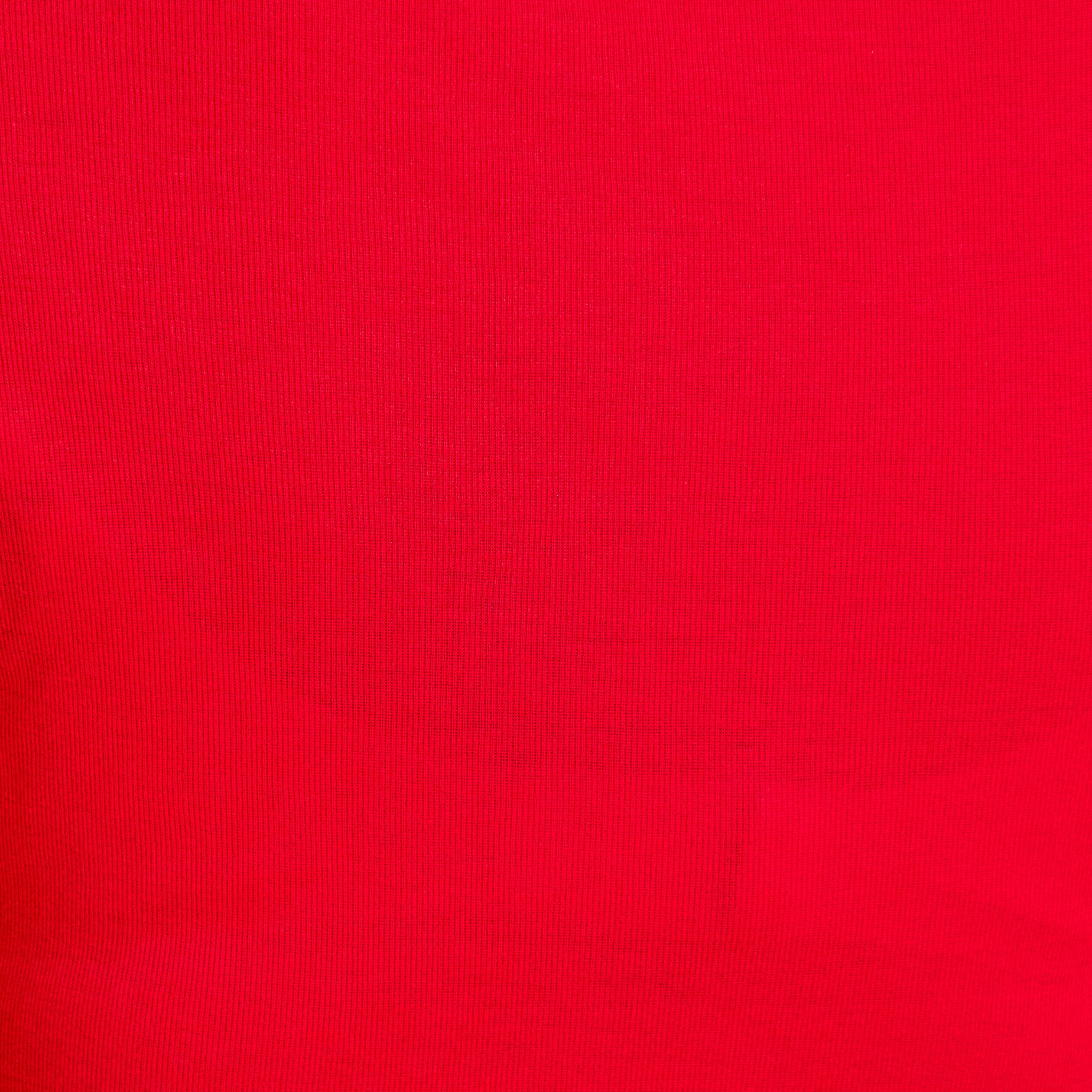 T-shirt col b&eacute;nitier manches longues rouge femme