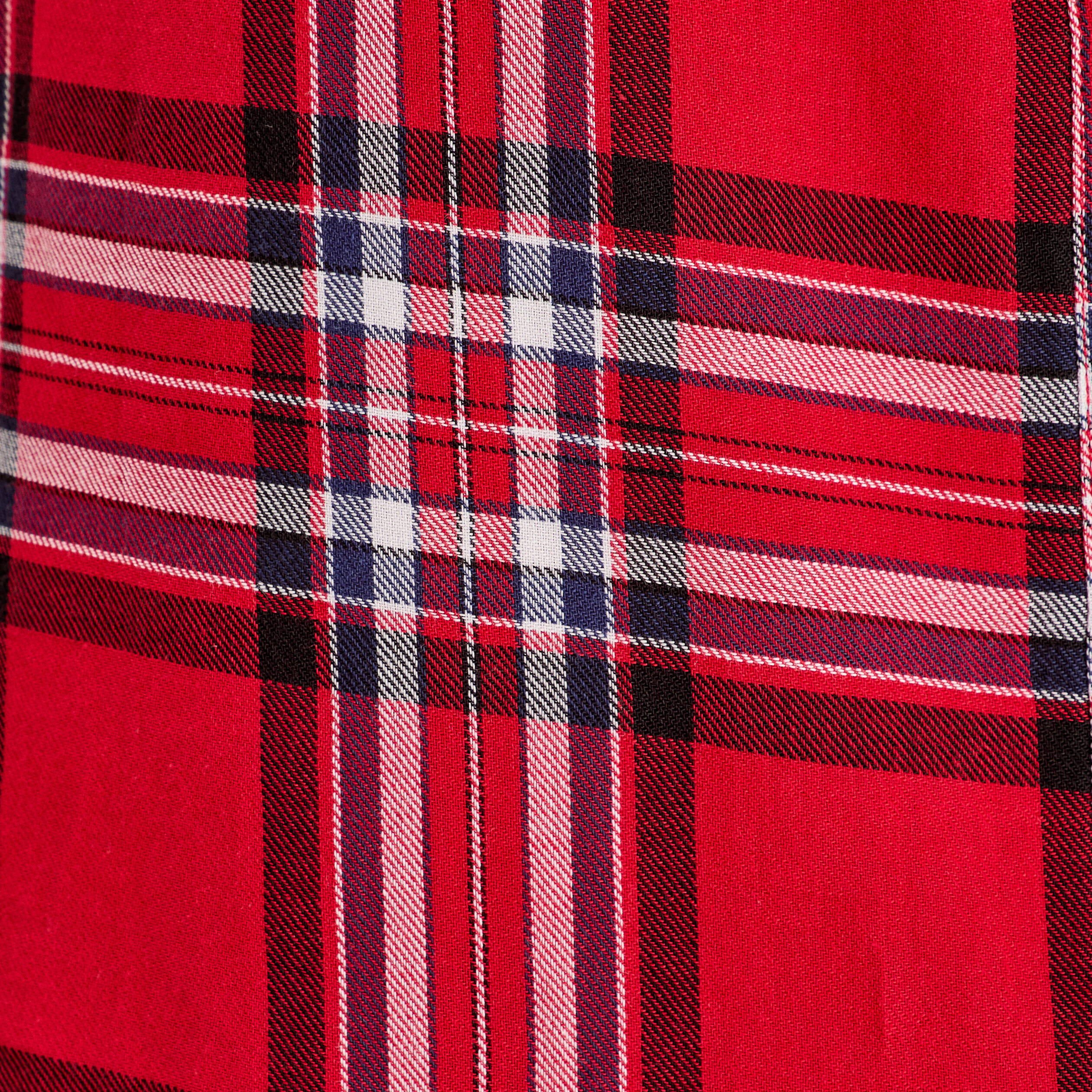 Blouse avec volants rouge femme