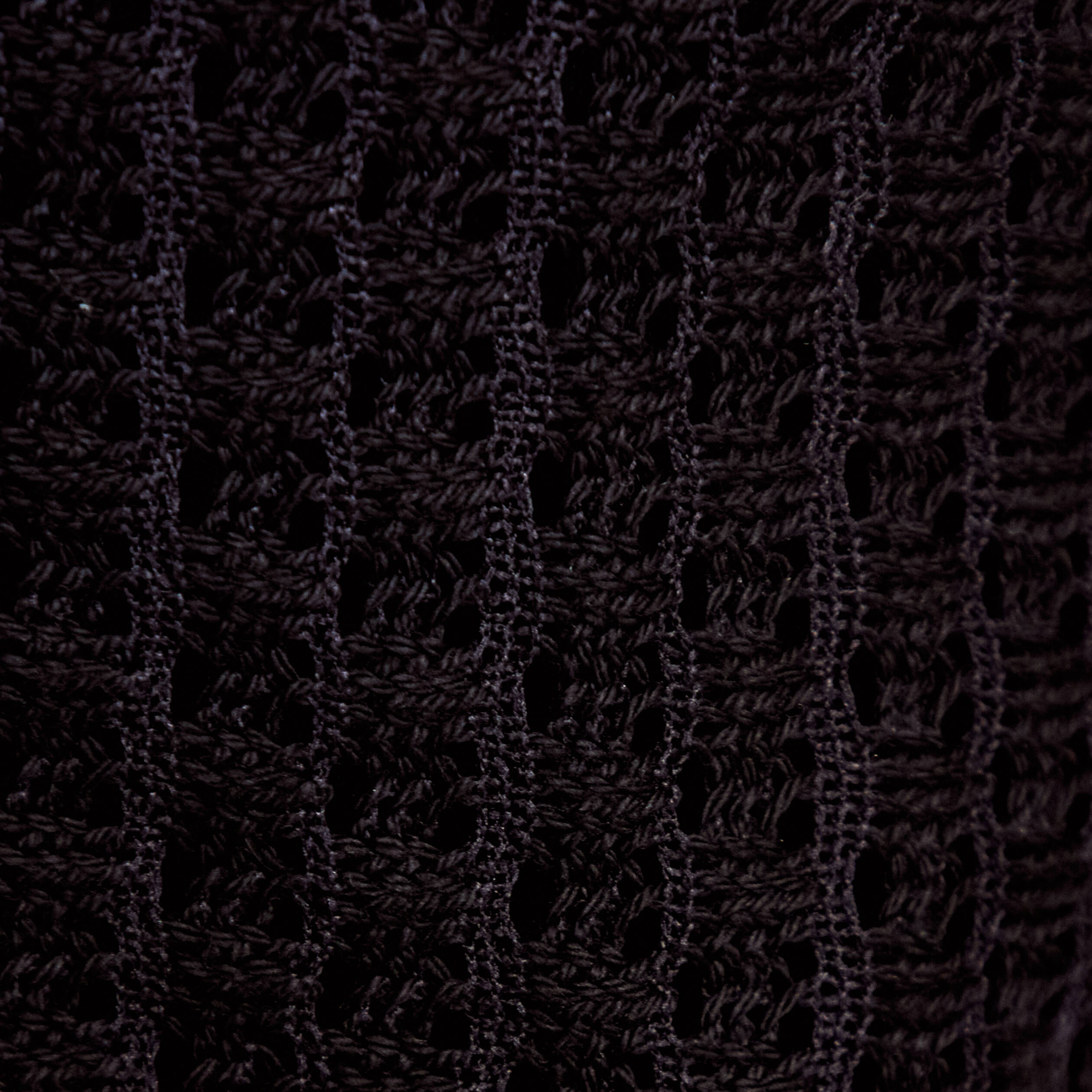Gilet manches courtes aspect dentelle noir femme