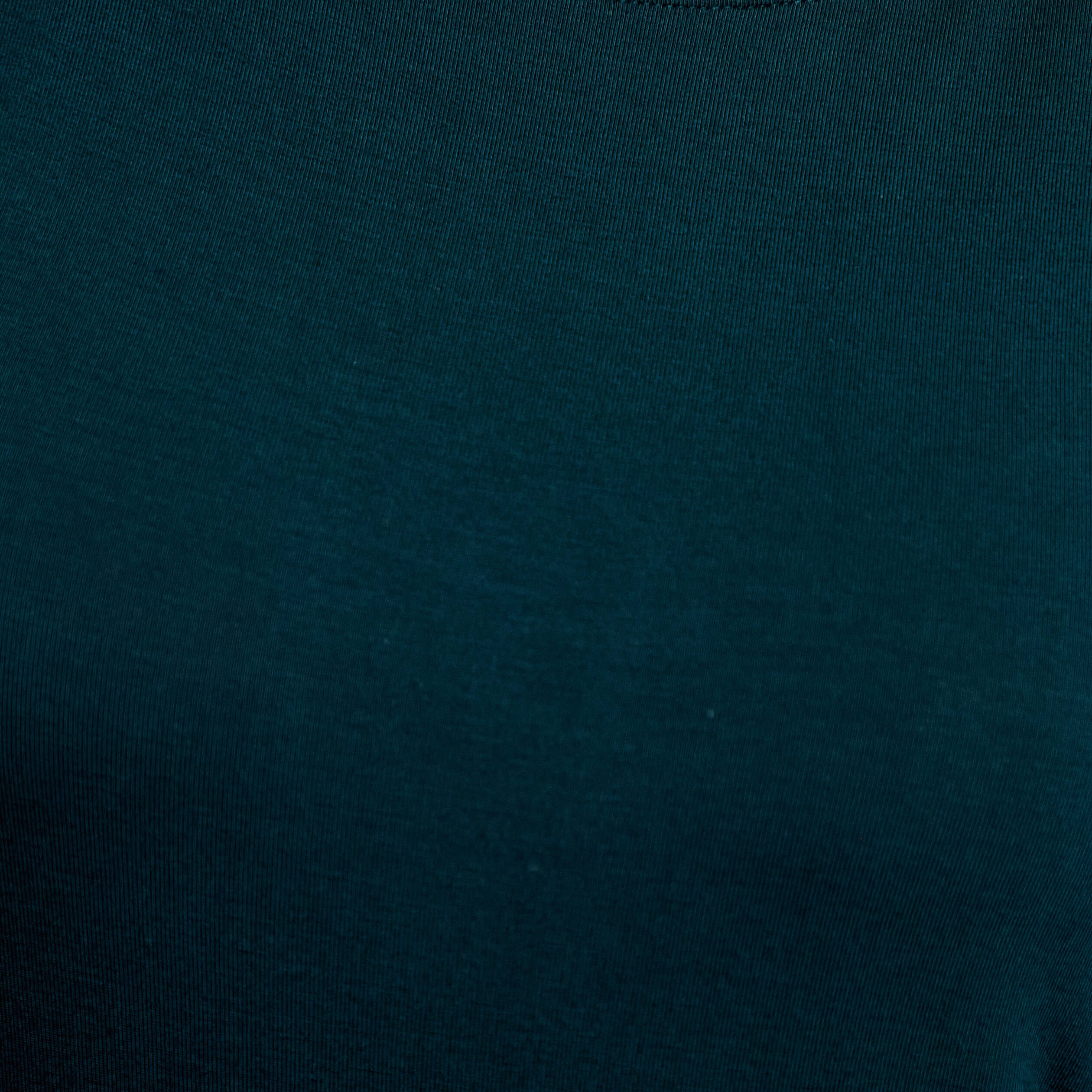 T-shirt uni &agrave; manches longues vert fonc&eacute; femme