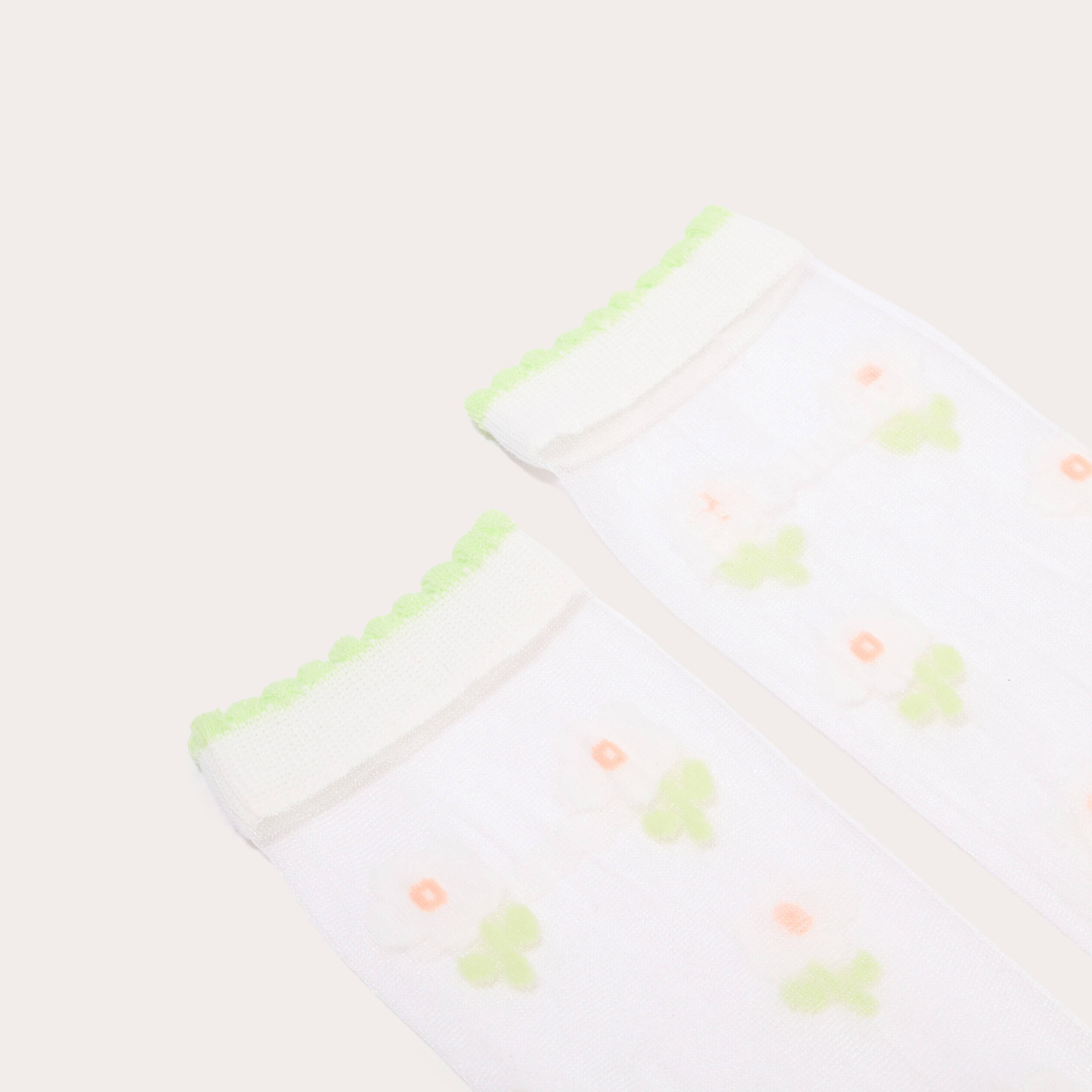 Chaussettes ecru femme