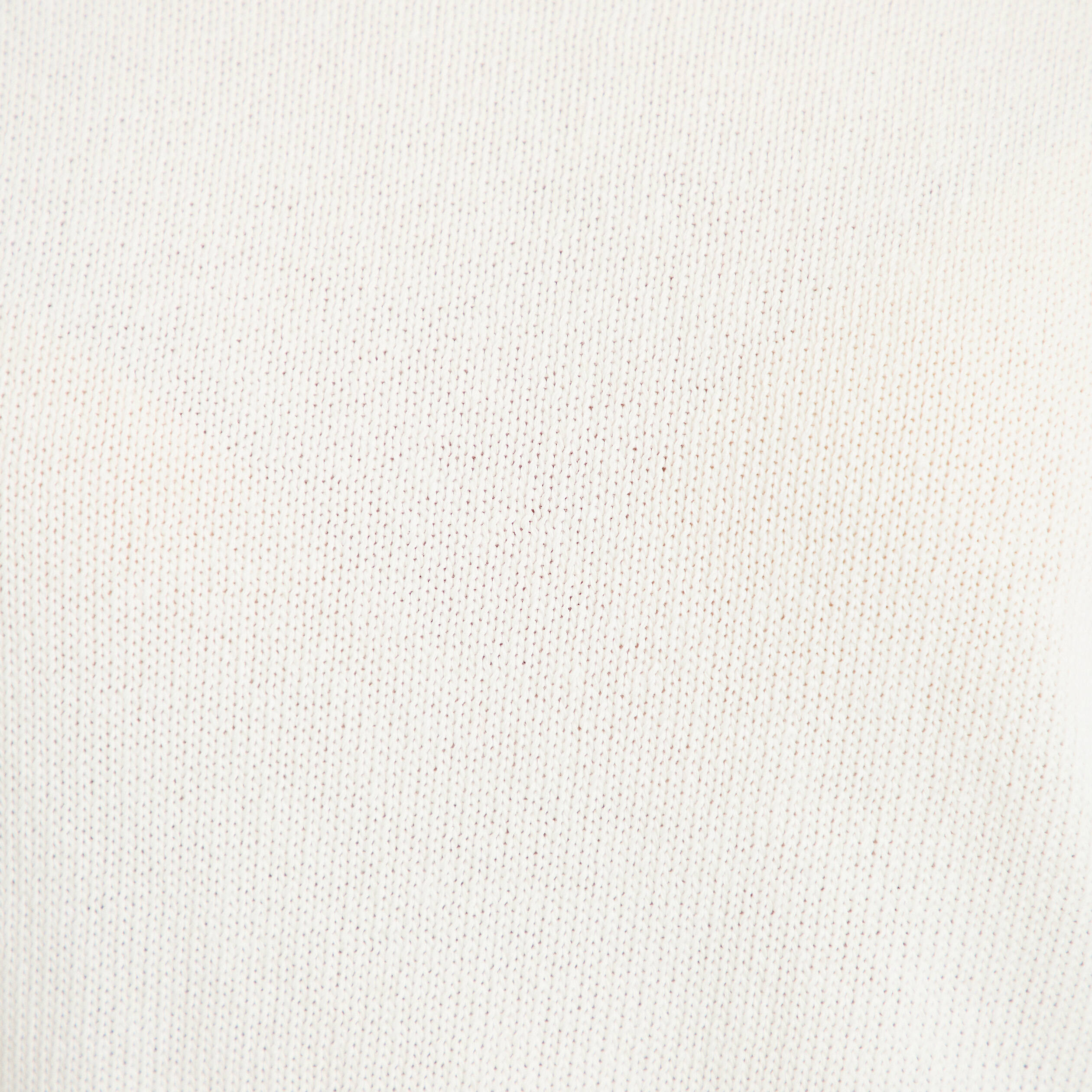 Pull ample cropped manches courtes ecru femme