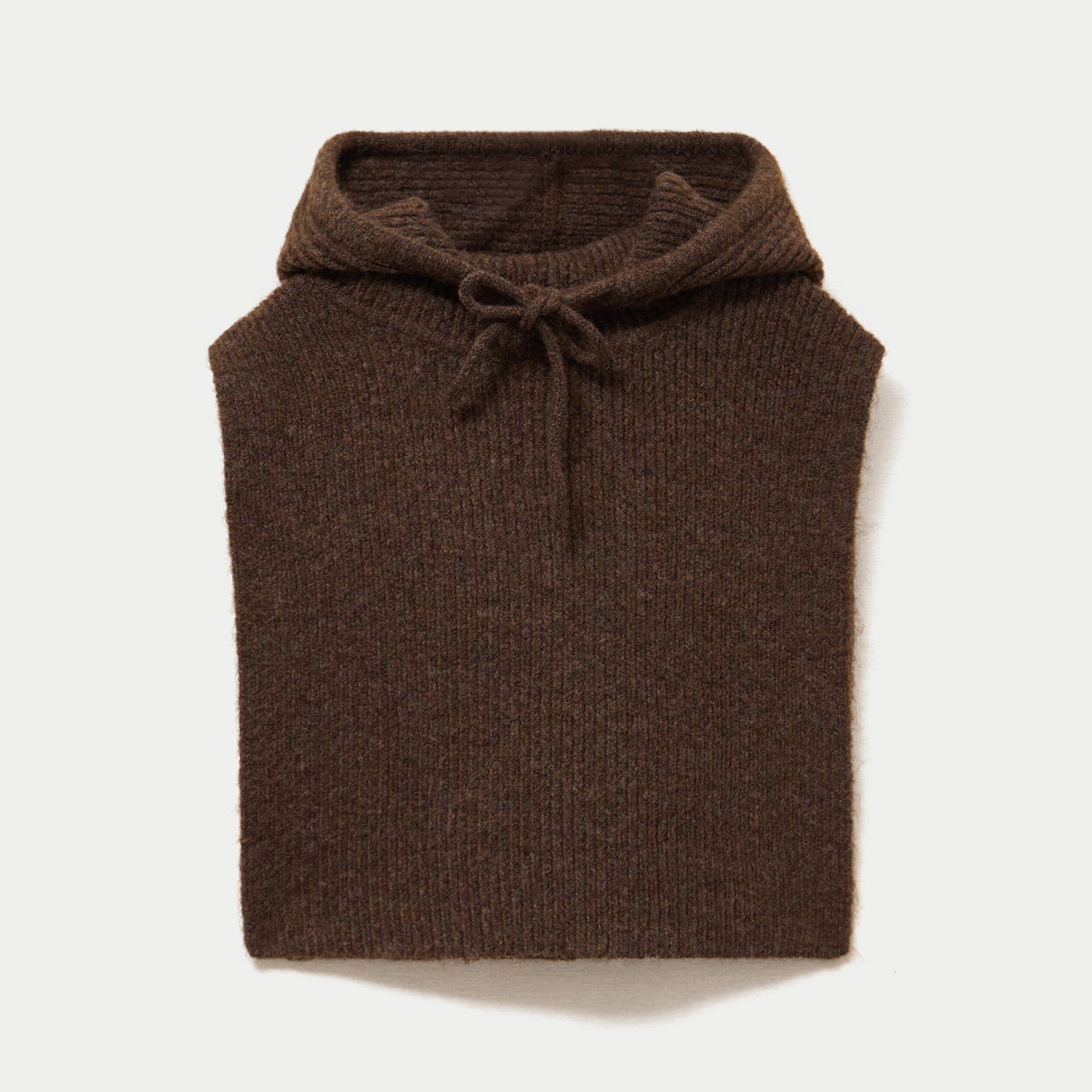 Cache-cou marron fonc&eacute; femme