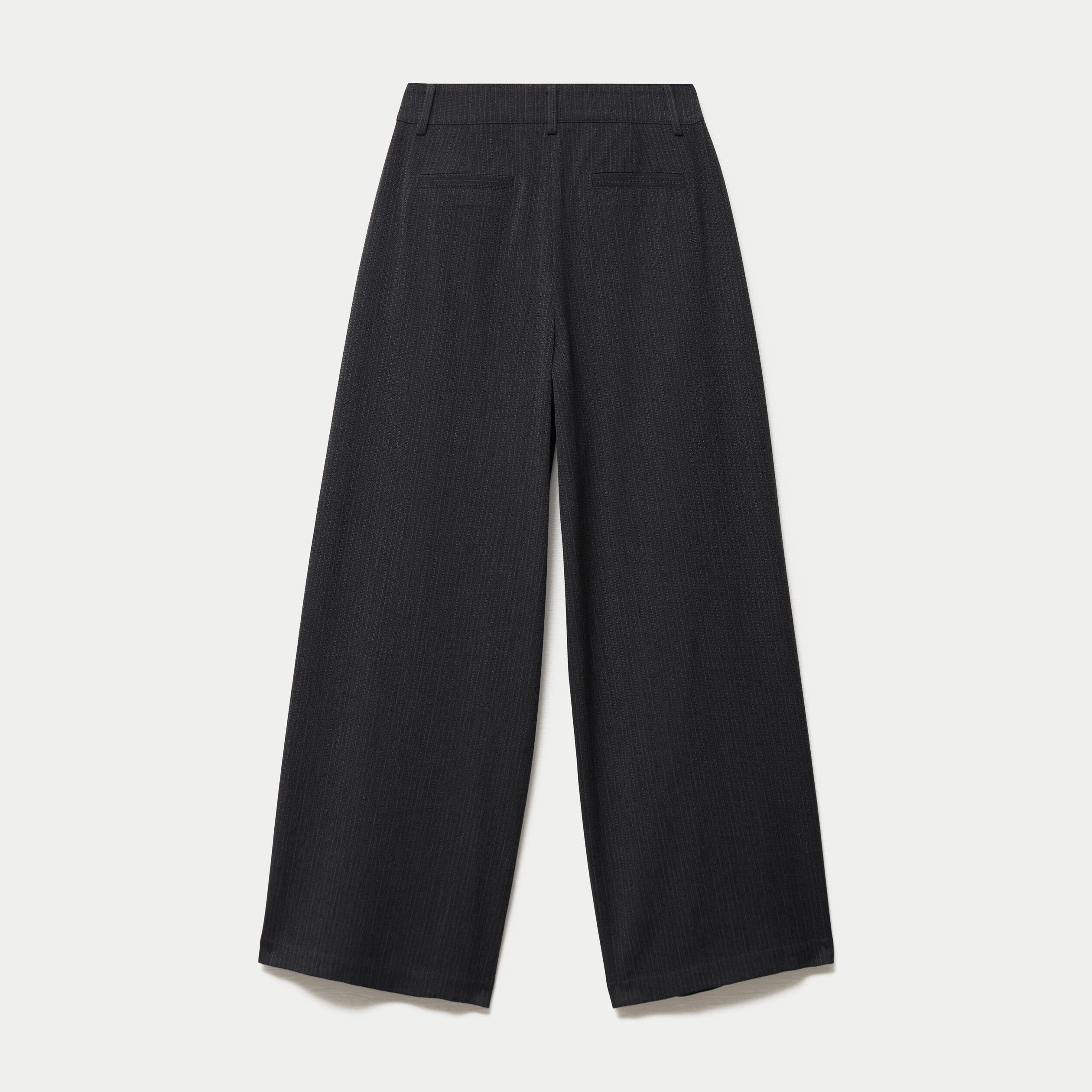 Pantalon bootcut taille haute gris fonc&eacute; femme