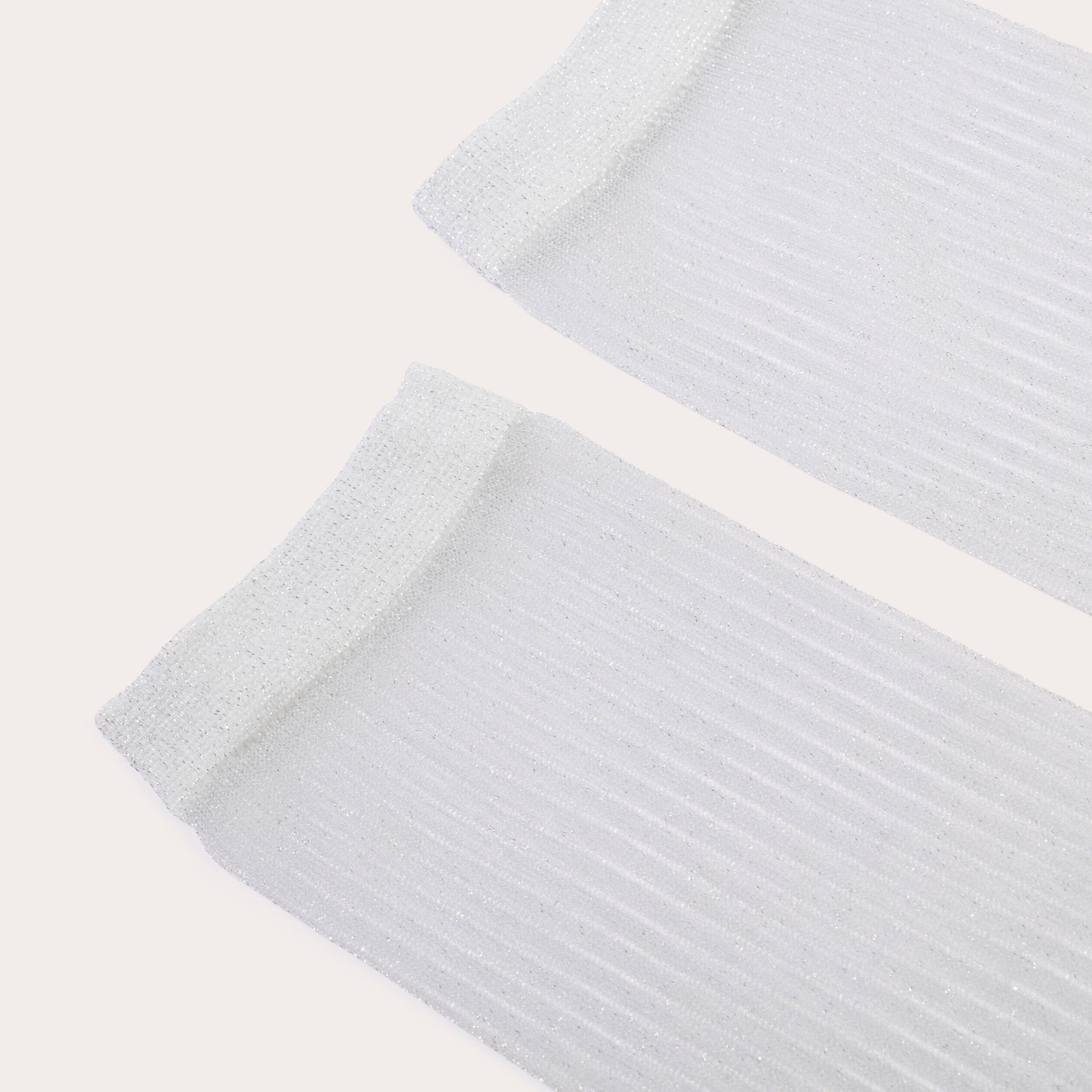 Chaussettes couleur argent femme