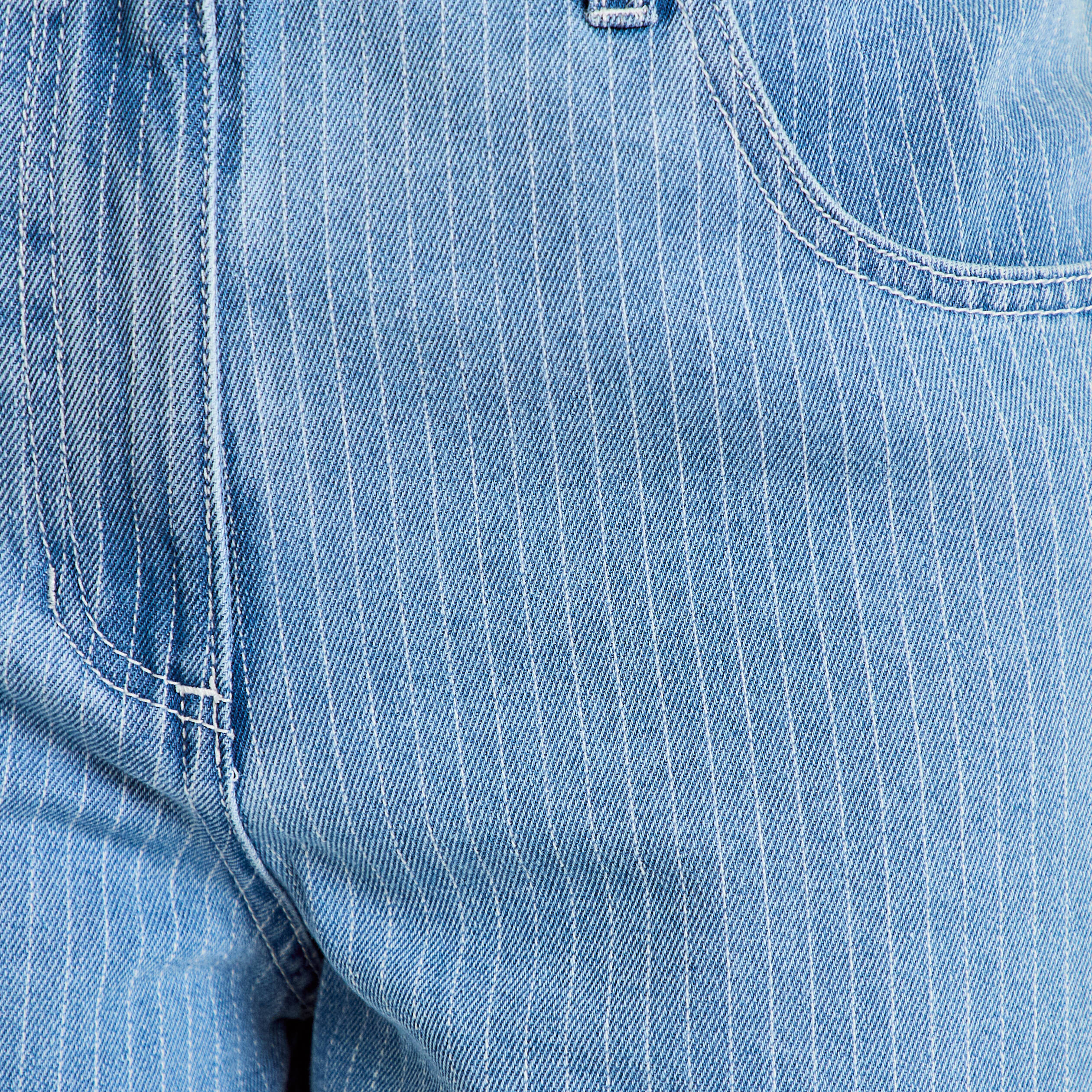 Jeans barrel bleu femme