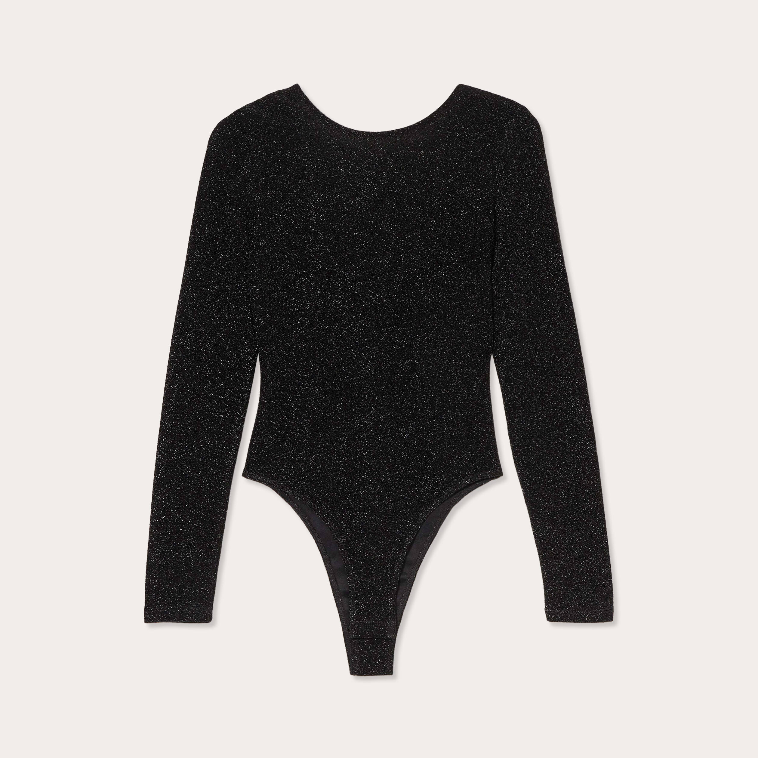 Body manches longues noir femme