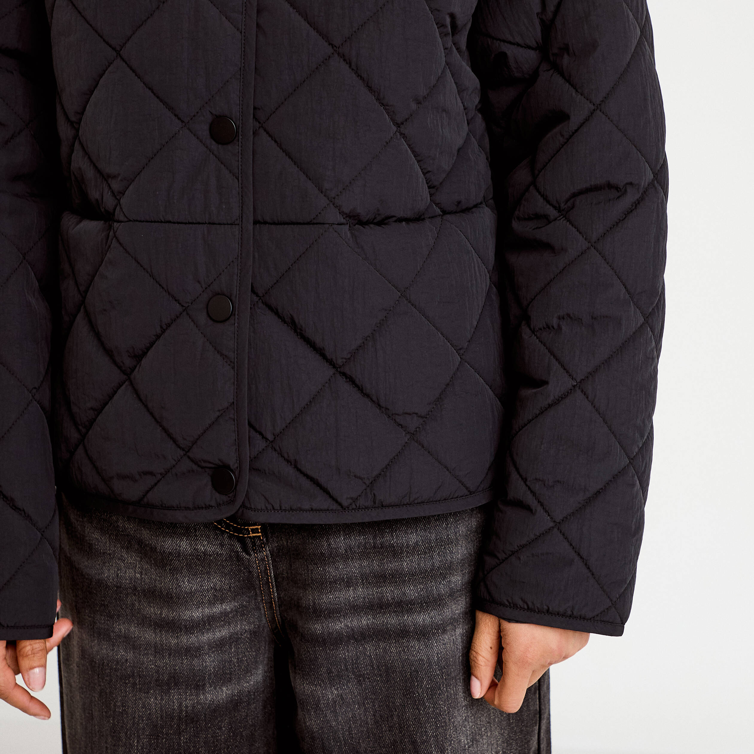Veste matelass&eacute;e noir femme