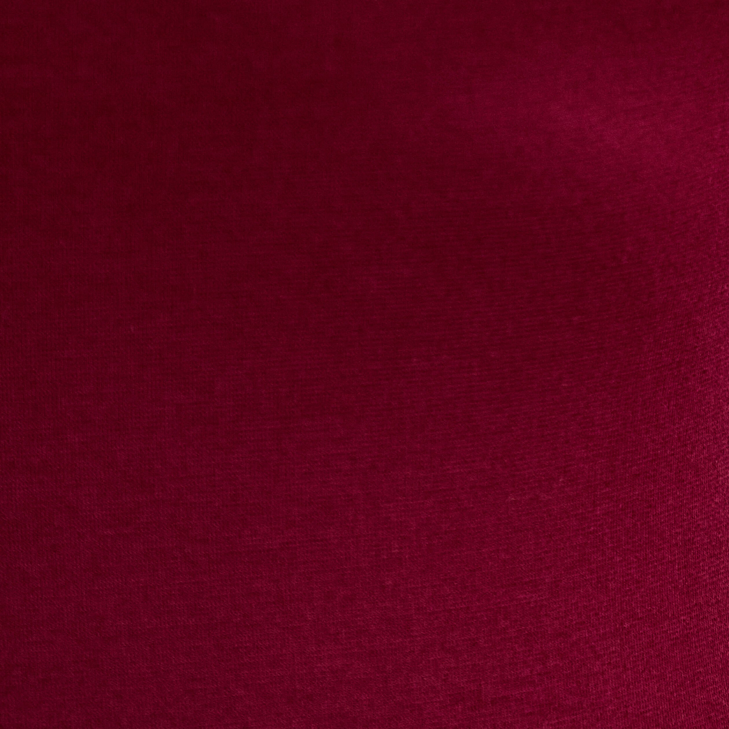 T-shirt thermique col en V plumetis bordeaux femme