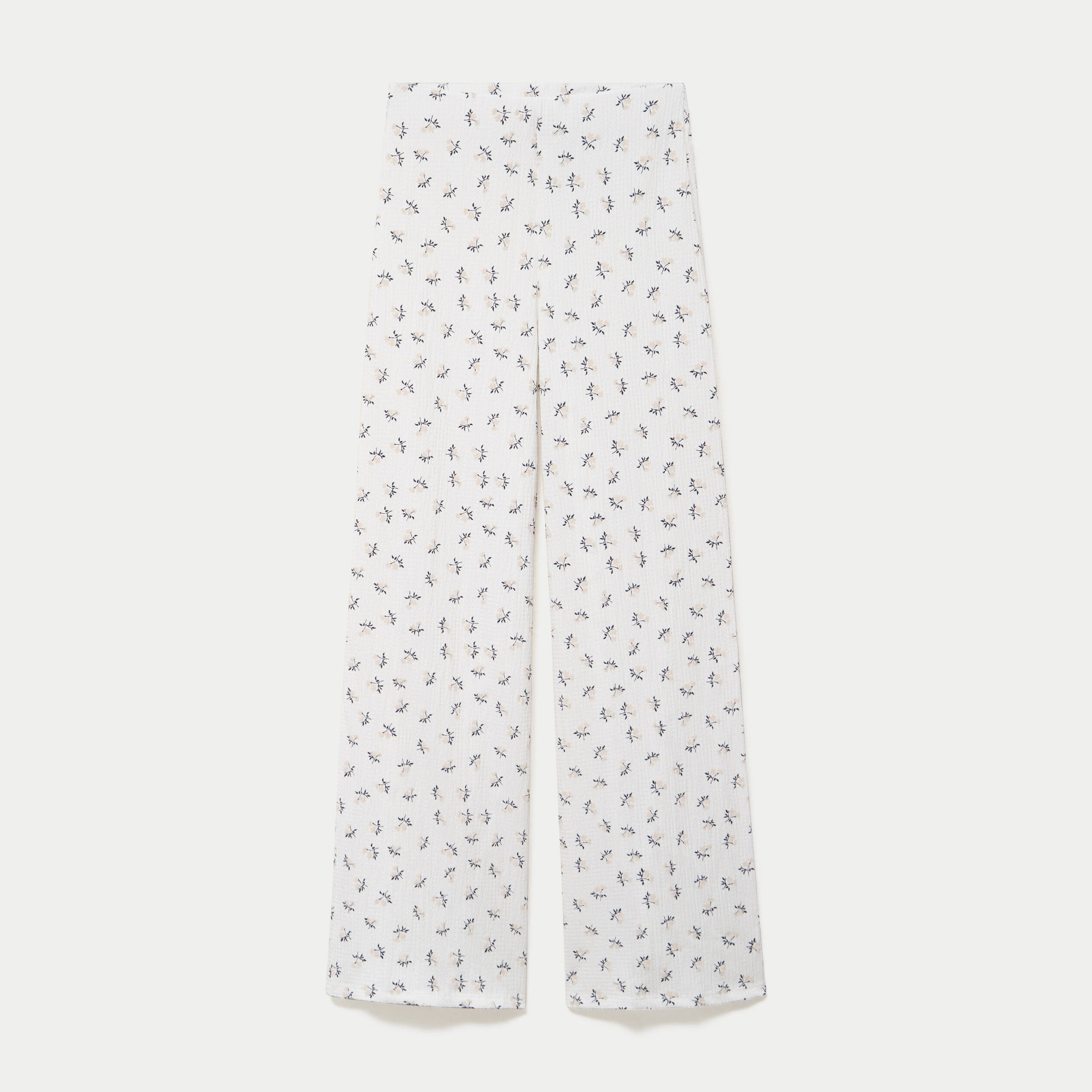 Pantalon bootcut taille standard blanc femme