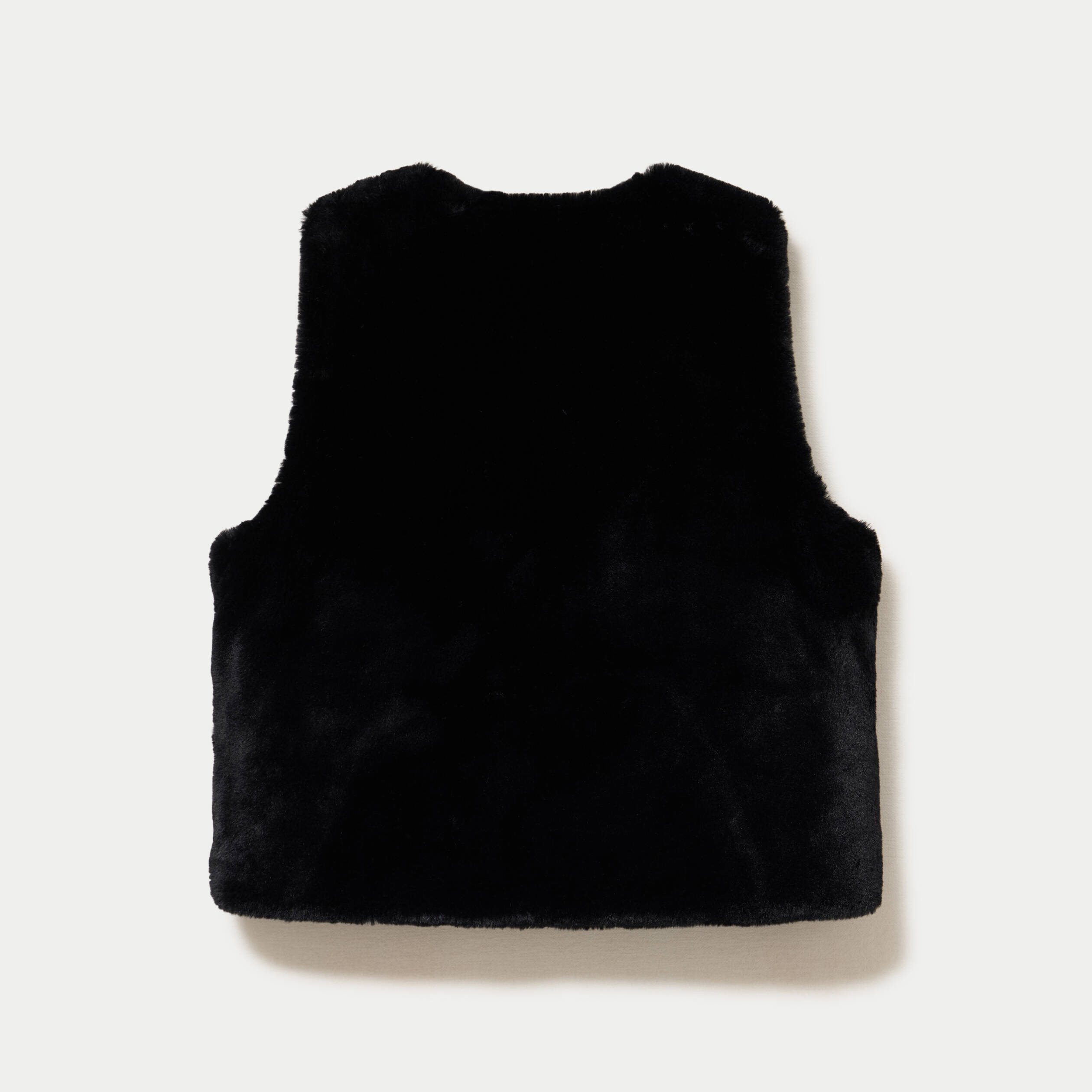 Gilet r&eacute;versible sans manches noir femme