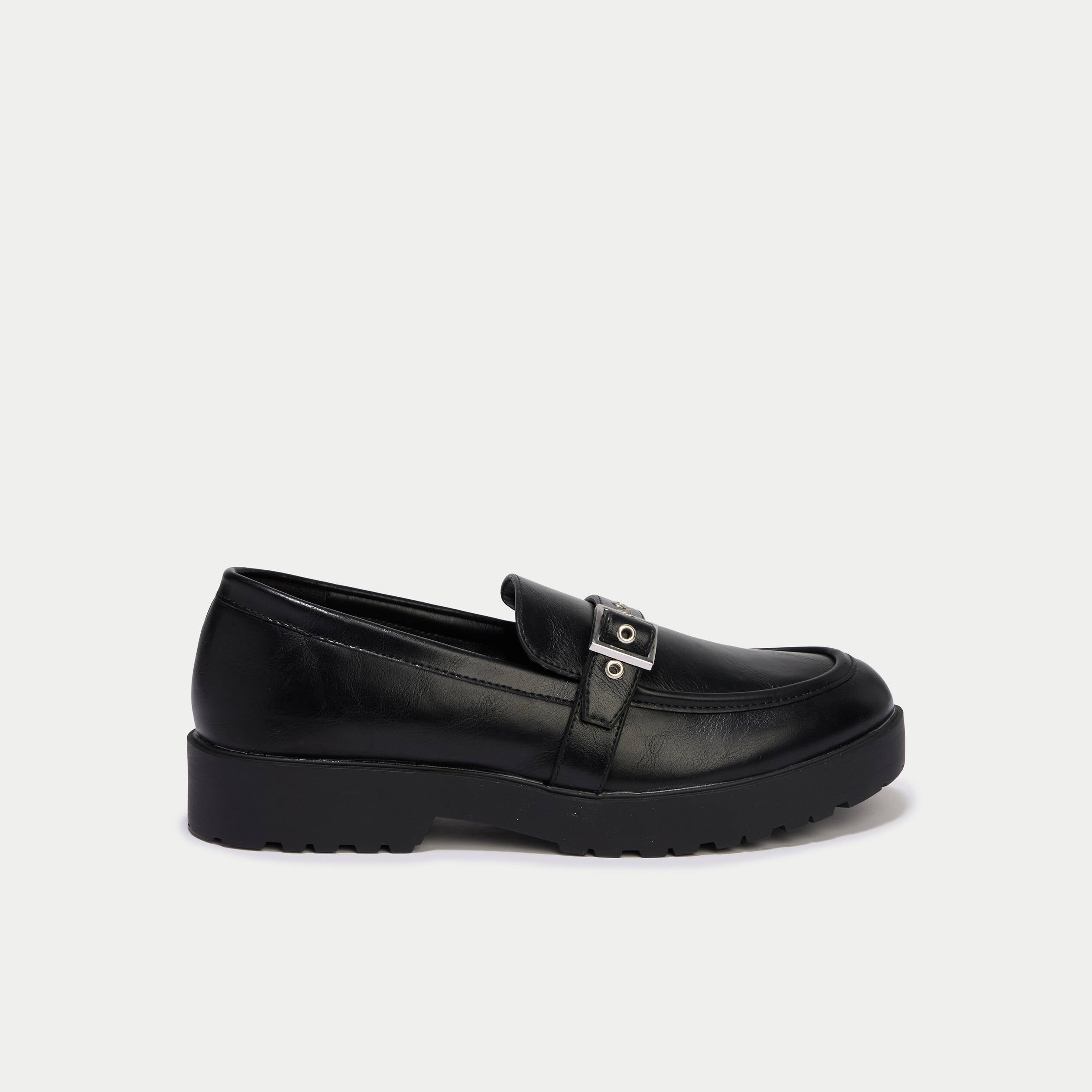 Mocassins noir femme