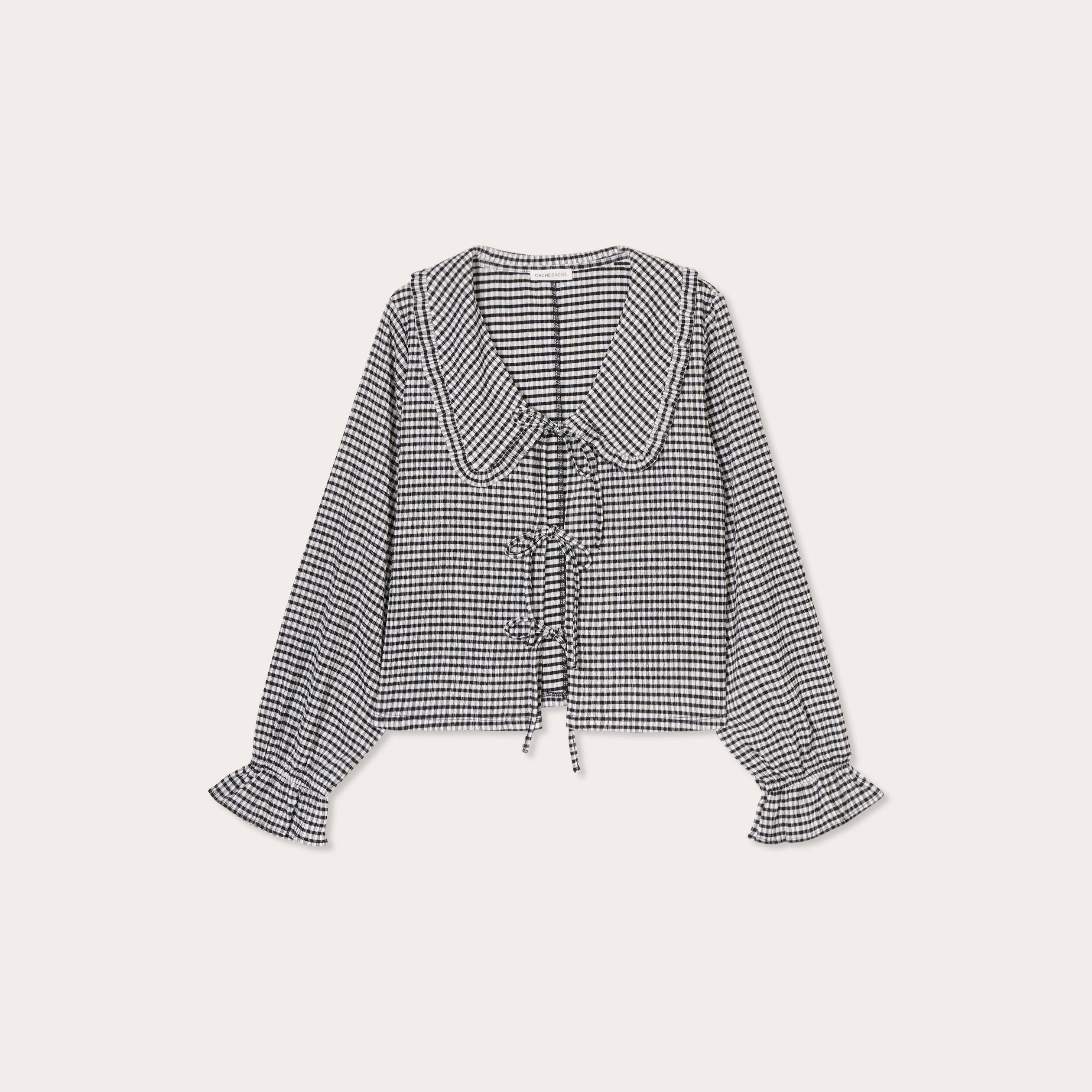 Blouse Femme En Coton Et Lin - Tunique D'été Légère, Col Claudine, Manches Courtes, Coupe Ample Et Décontractée