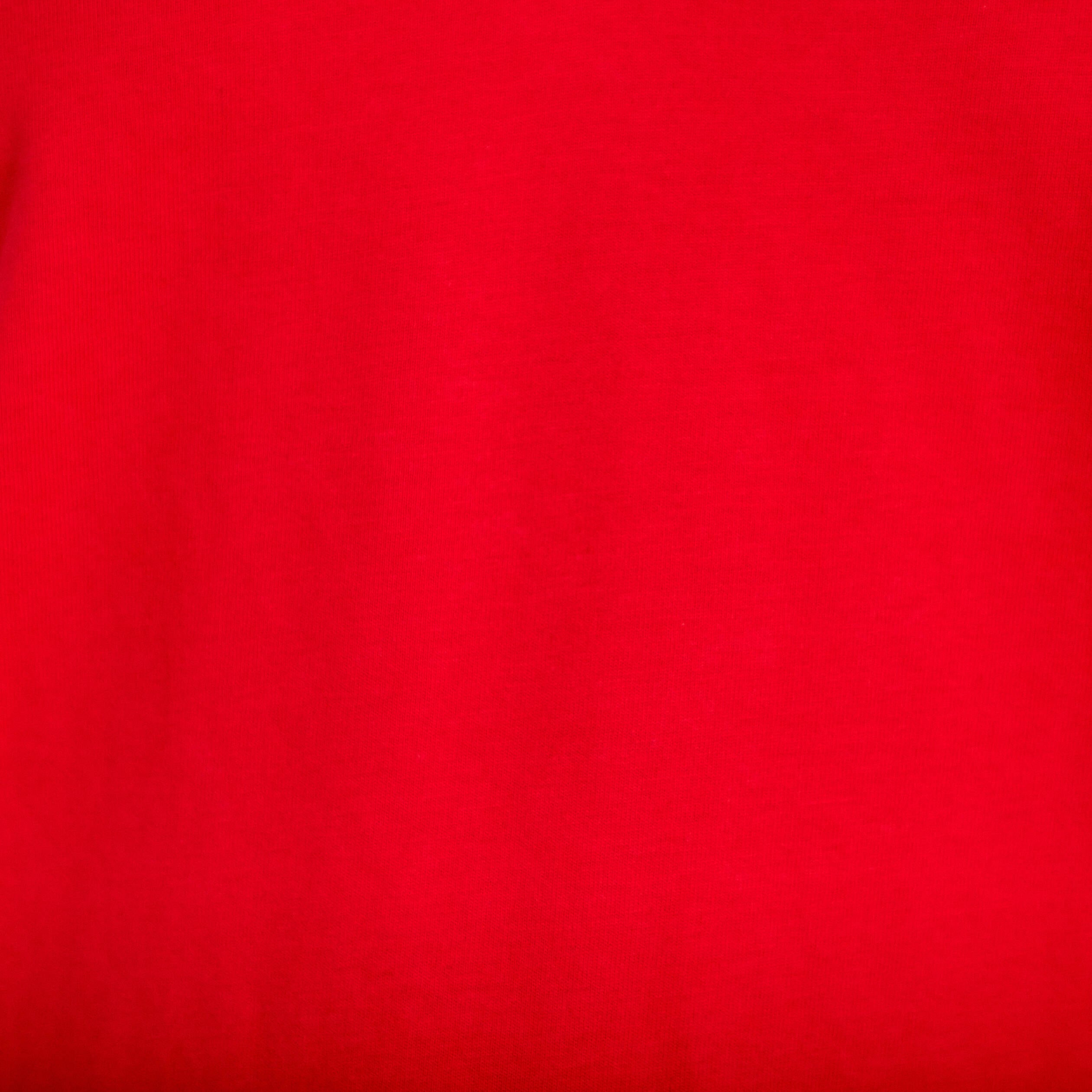 T-shirt col v manches courtes rouge femme