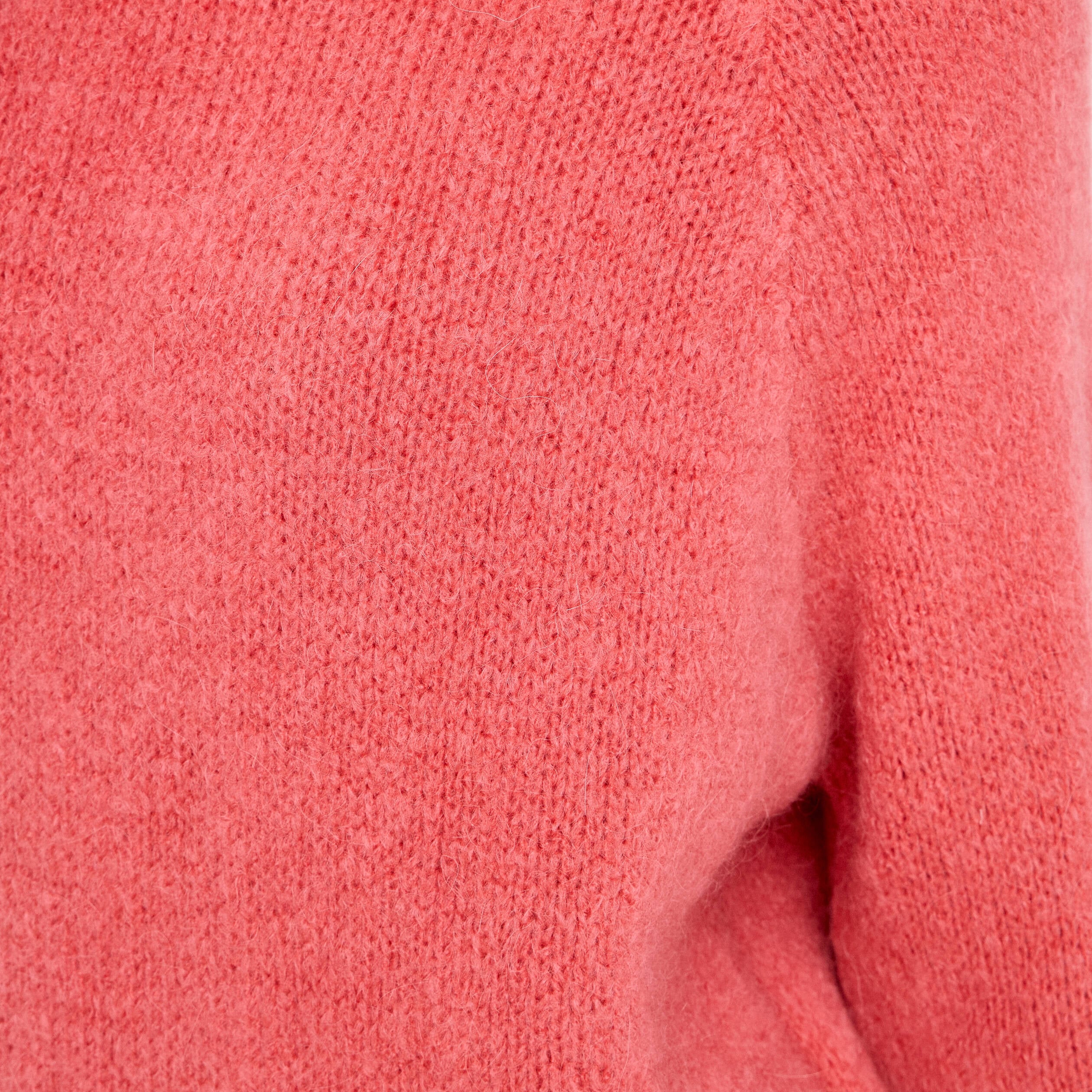 Pull manches longues vieux rose femme