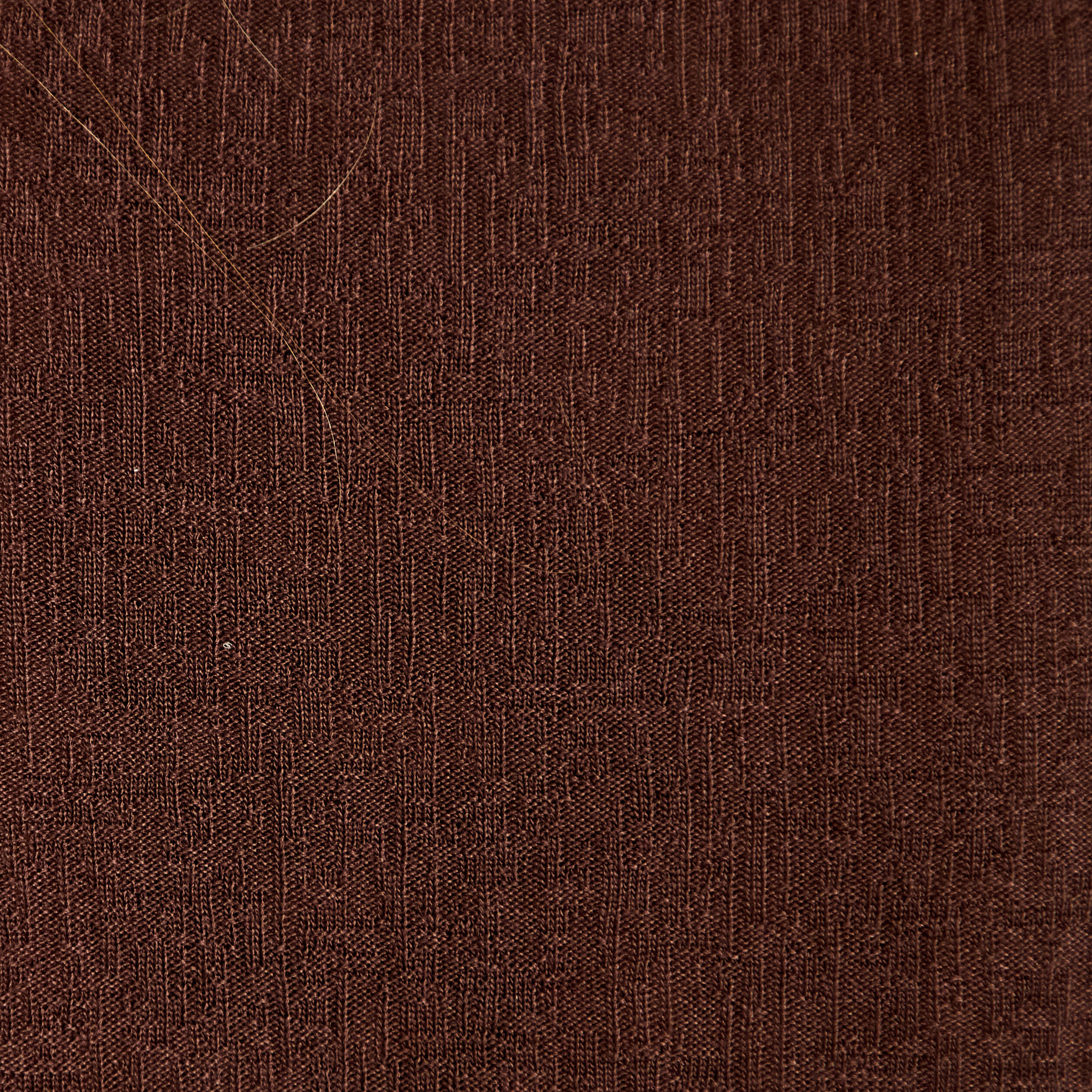 T-shirt manches courtes aspect dentelle marron fonc&eacute; femme