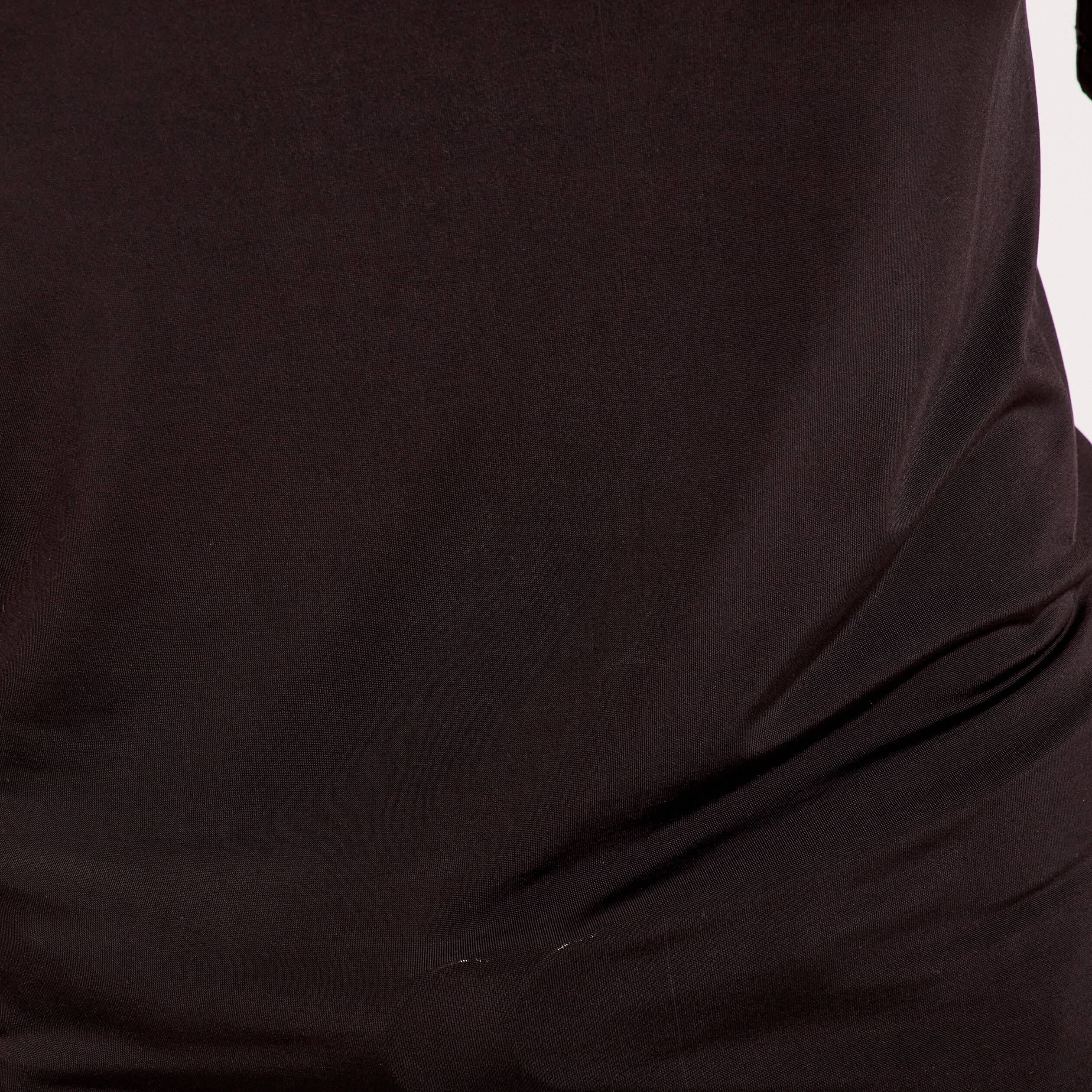 T-shirt avec ouverture noir femme