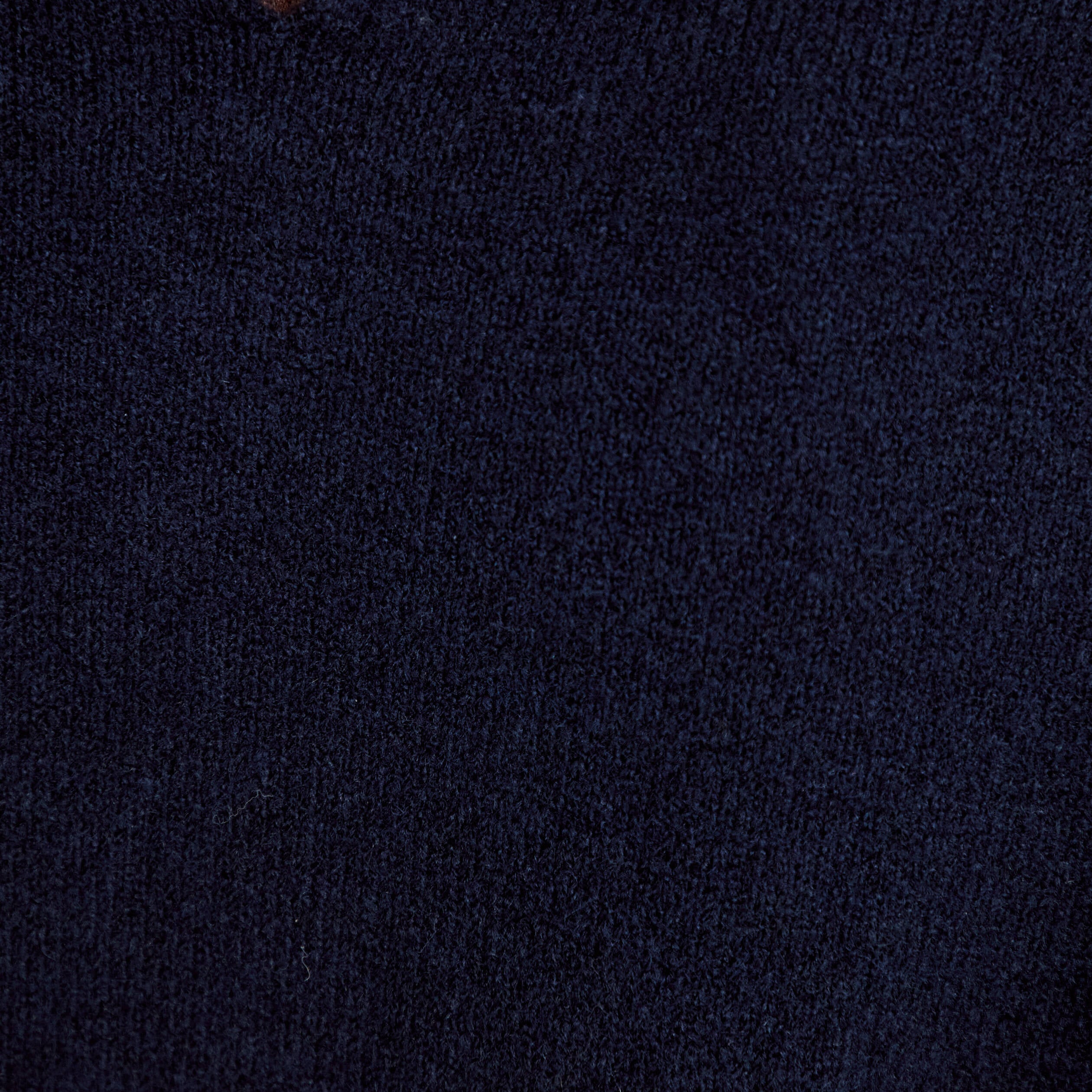 Pull 2-en-1 col rond manches vichy bleu marine femme