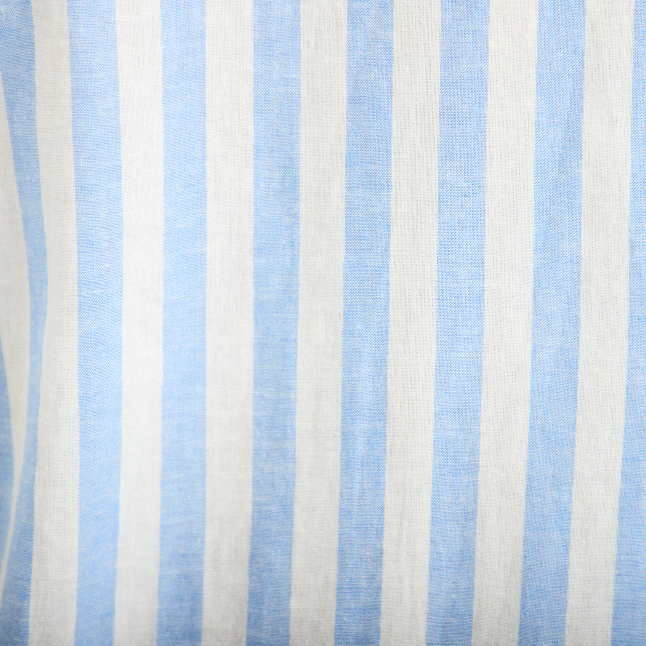 Blouse col V manches 3/4 bleu pastel femme
