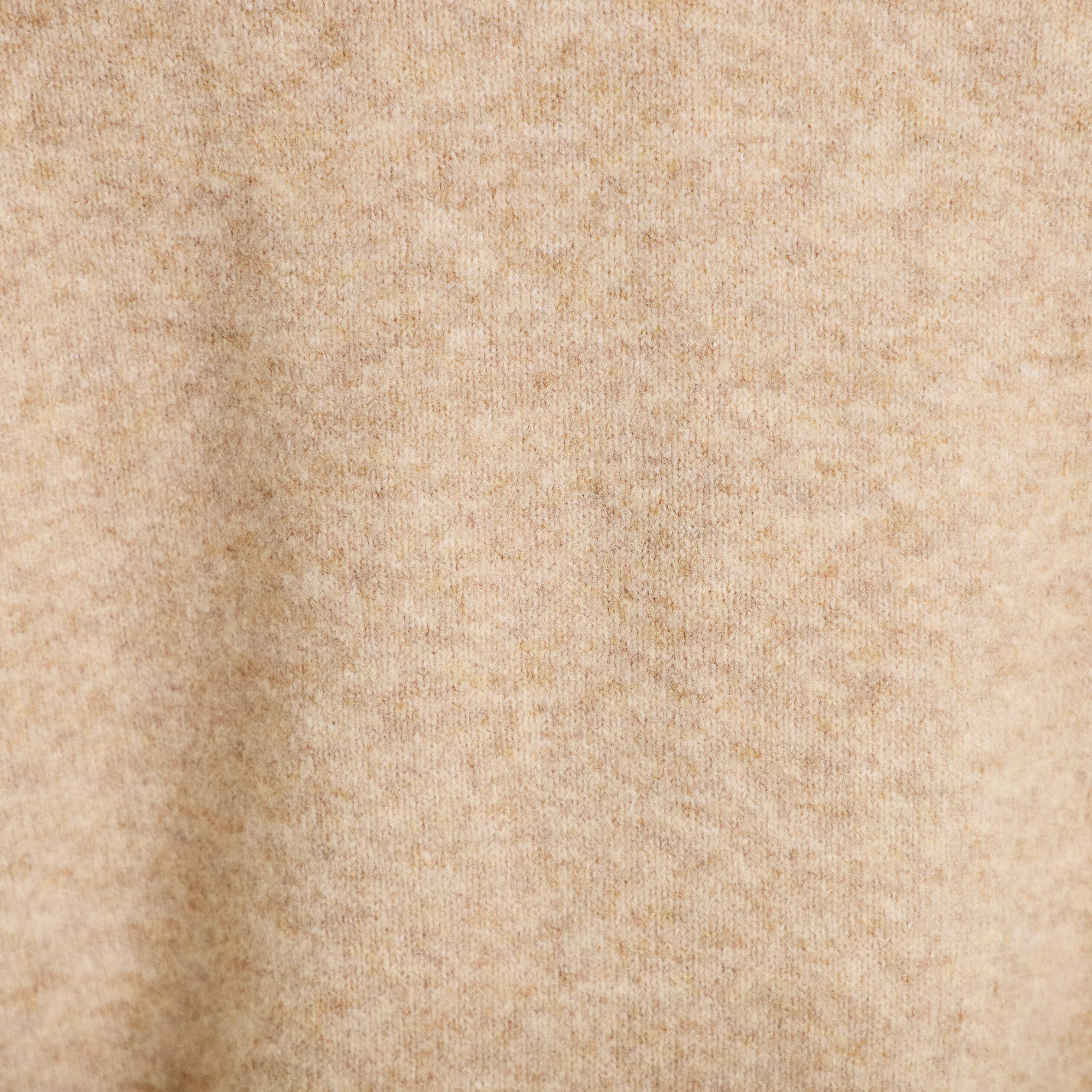 Gilet brod&eacute; col v manches longues beige femme