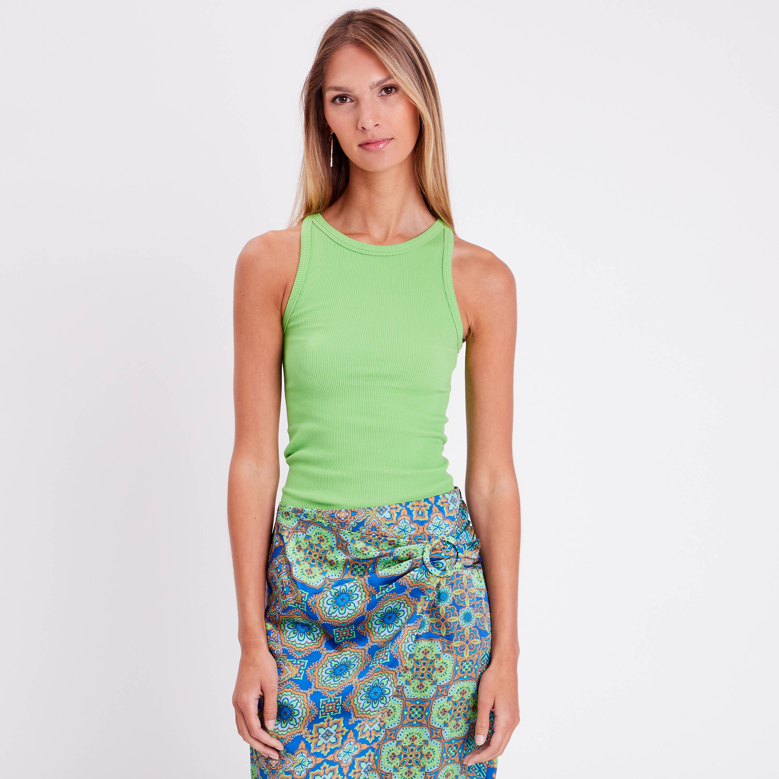 Débardeur (tank Top) Femme Rocawear Vert - Taille M - Occasion Très Bon état - Style Décontracté