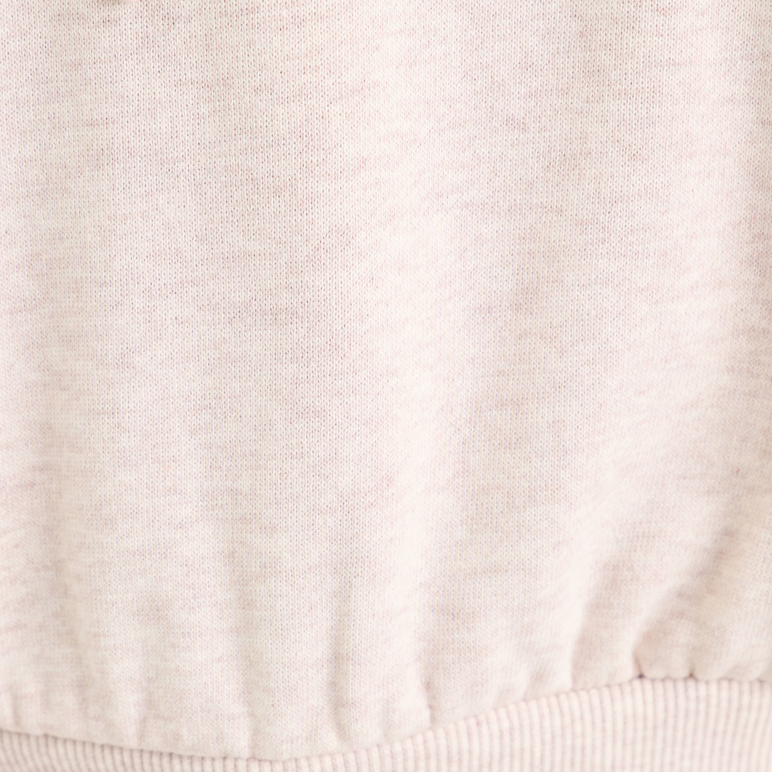 Sweat effet polaire fausse fourrure sable femme