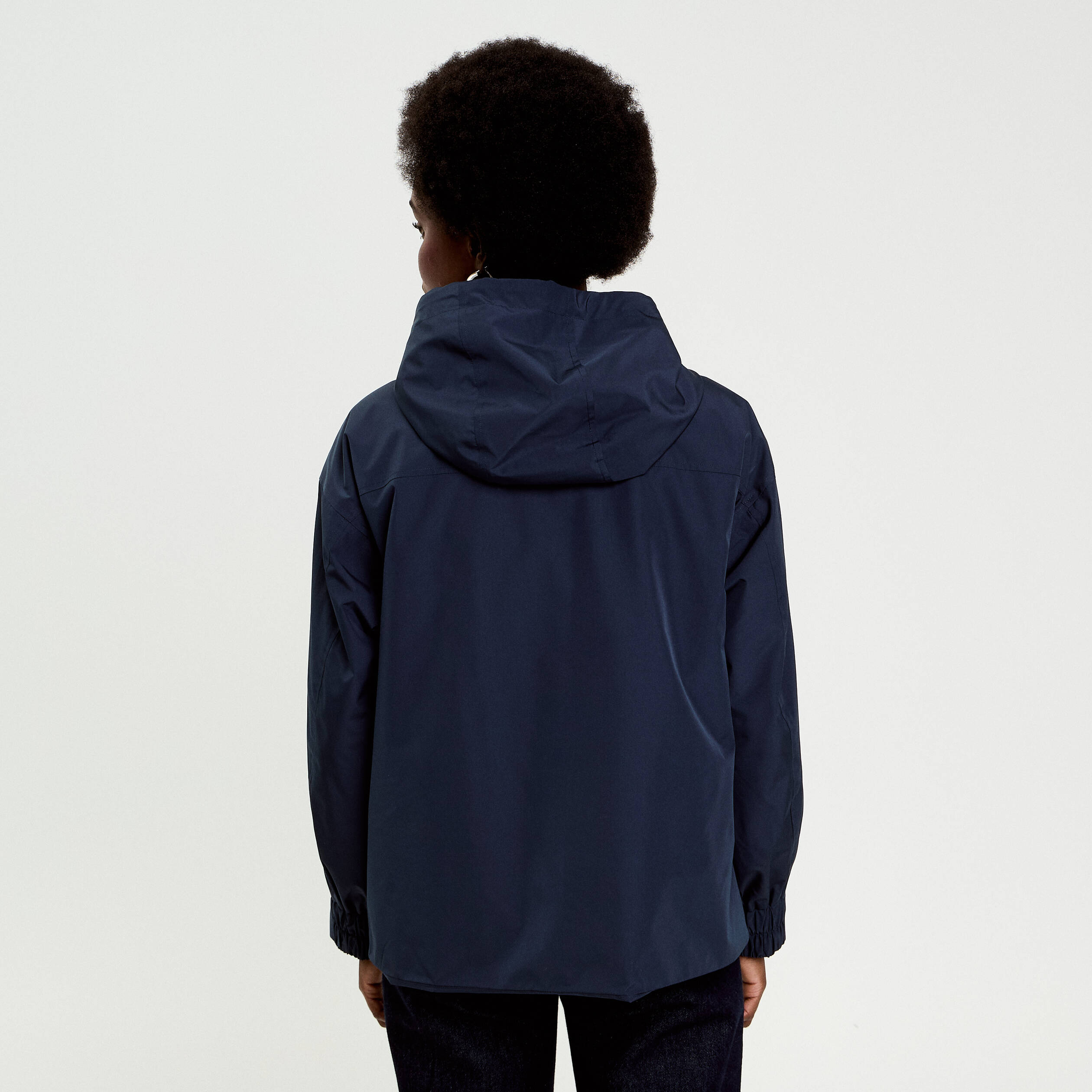 Parka 3-en-1 bleu marine femme