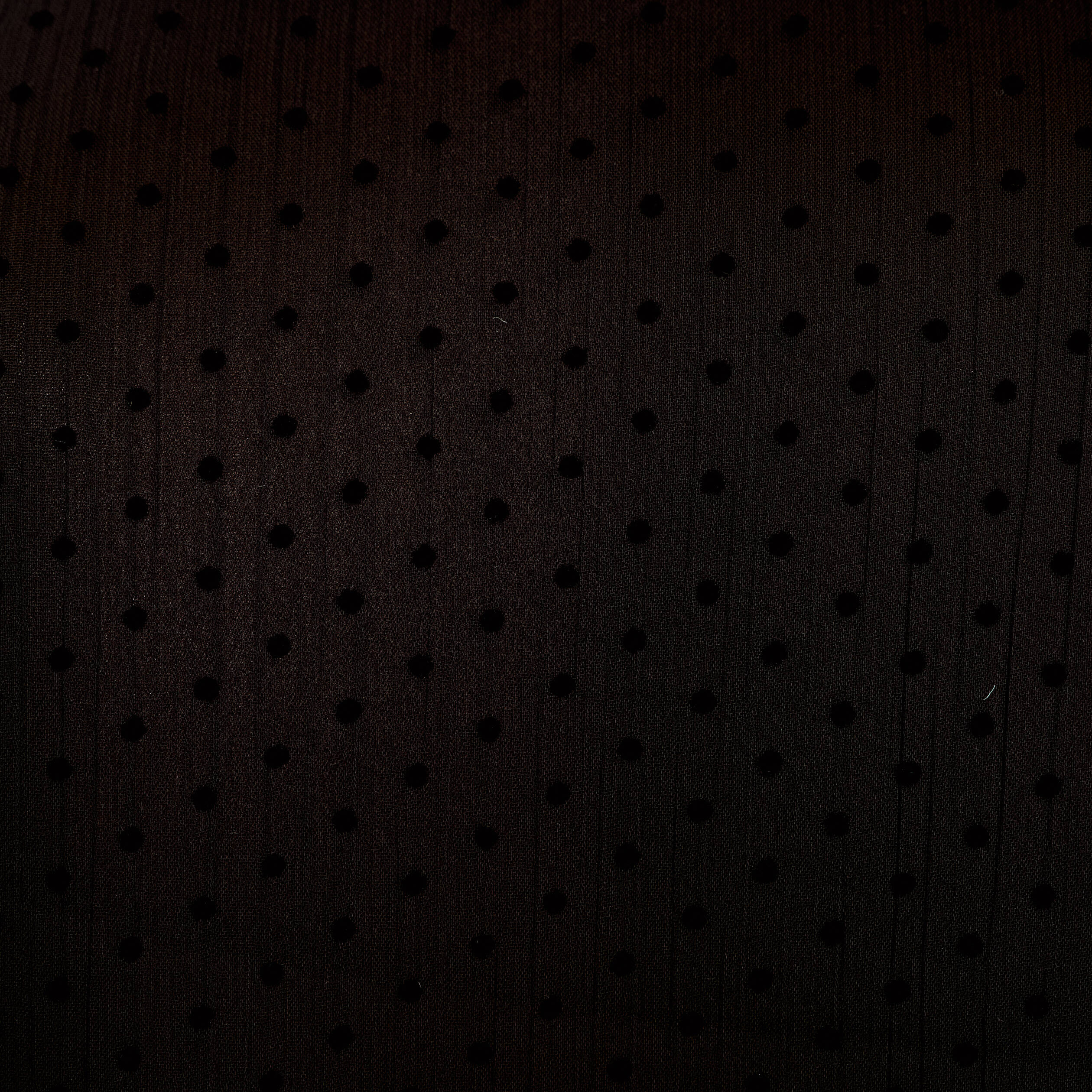Chemise droite courte voile manches 3/4 noir femme