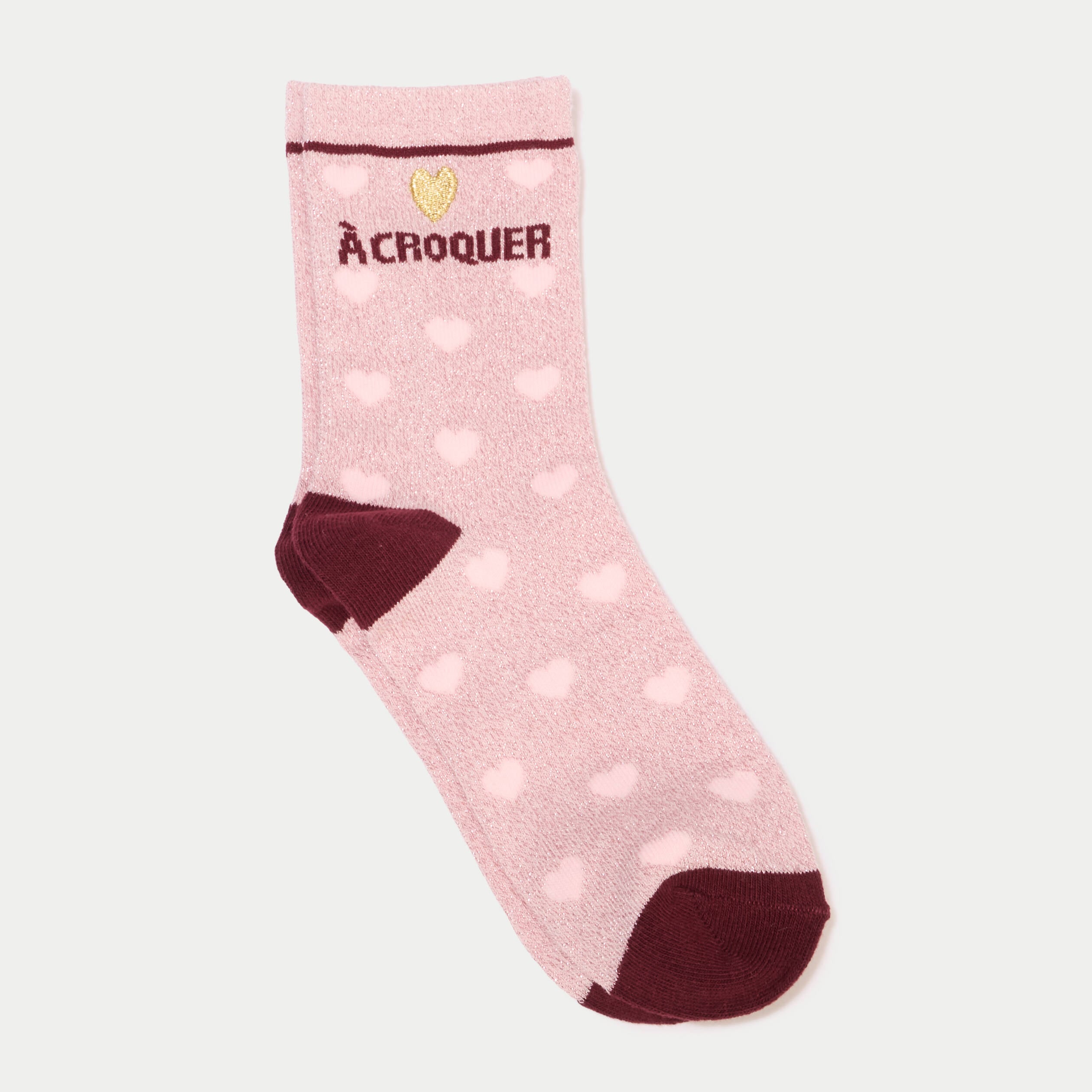 Bo&icirc;te cadeau chaussettes rose clair femme
