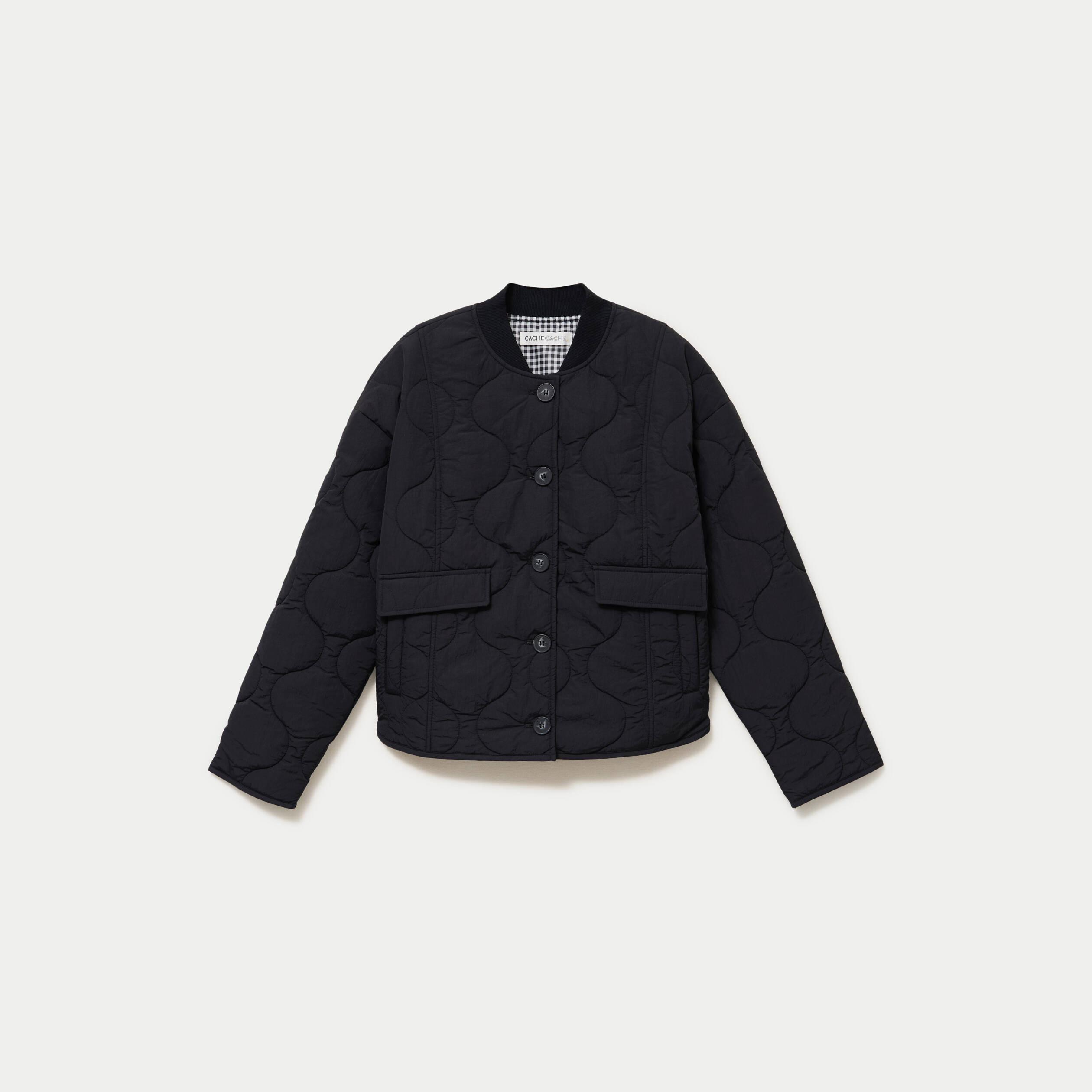 Veste ample manches longues noir femme