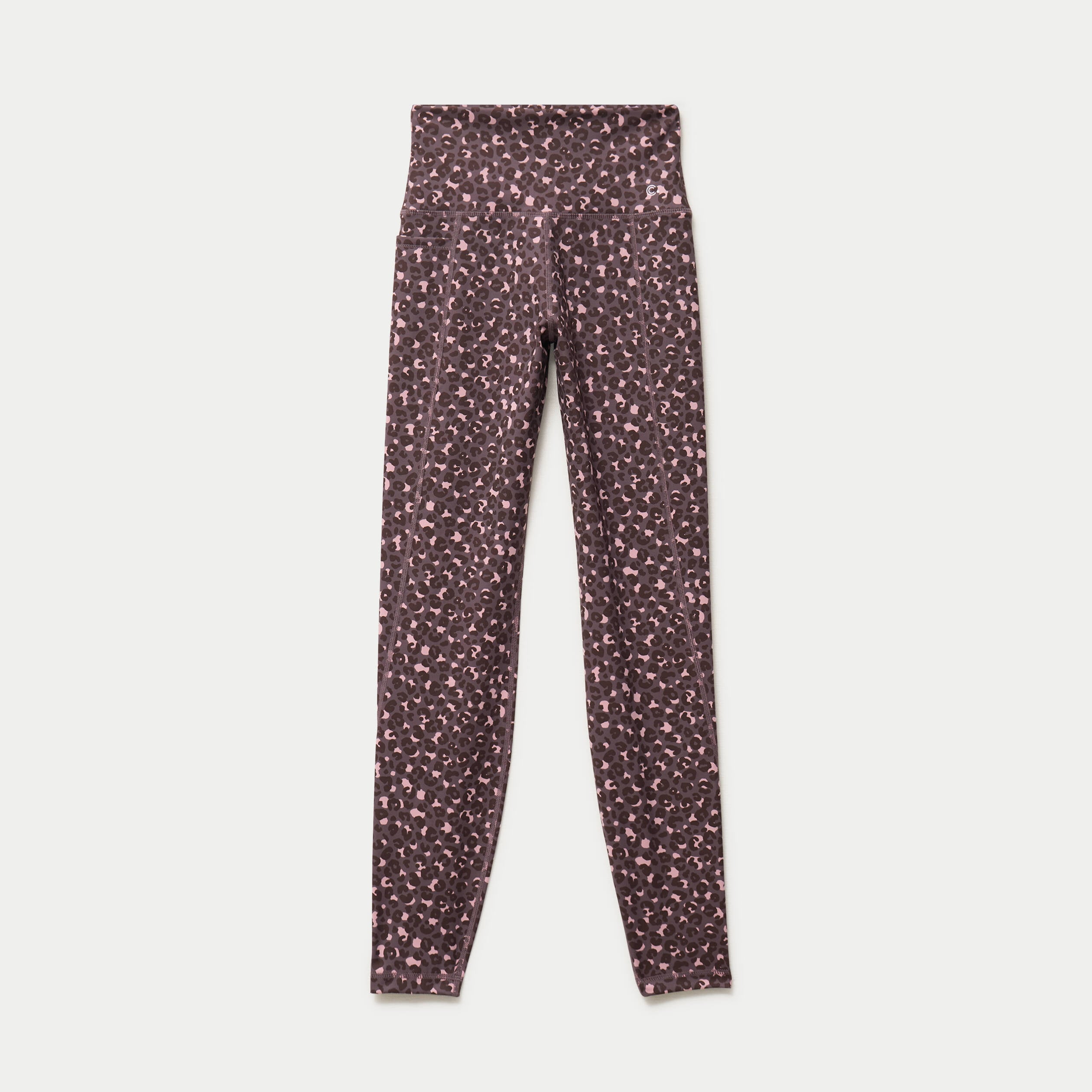 Legging taille haute violet femme