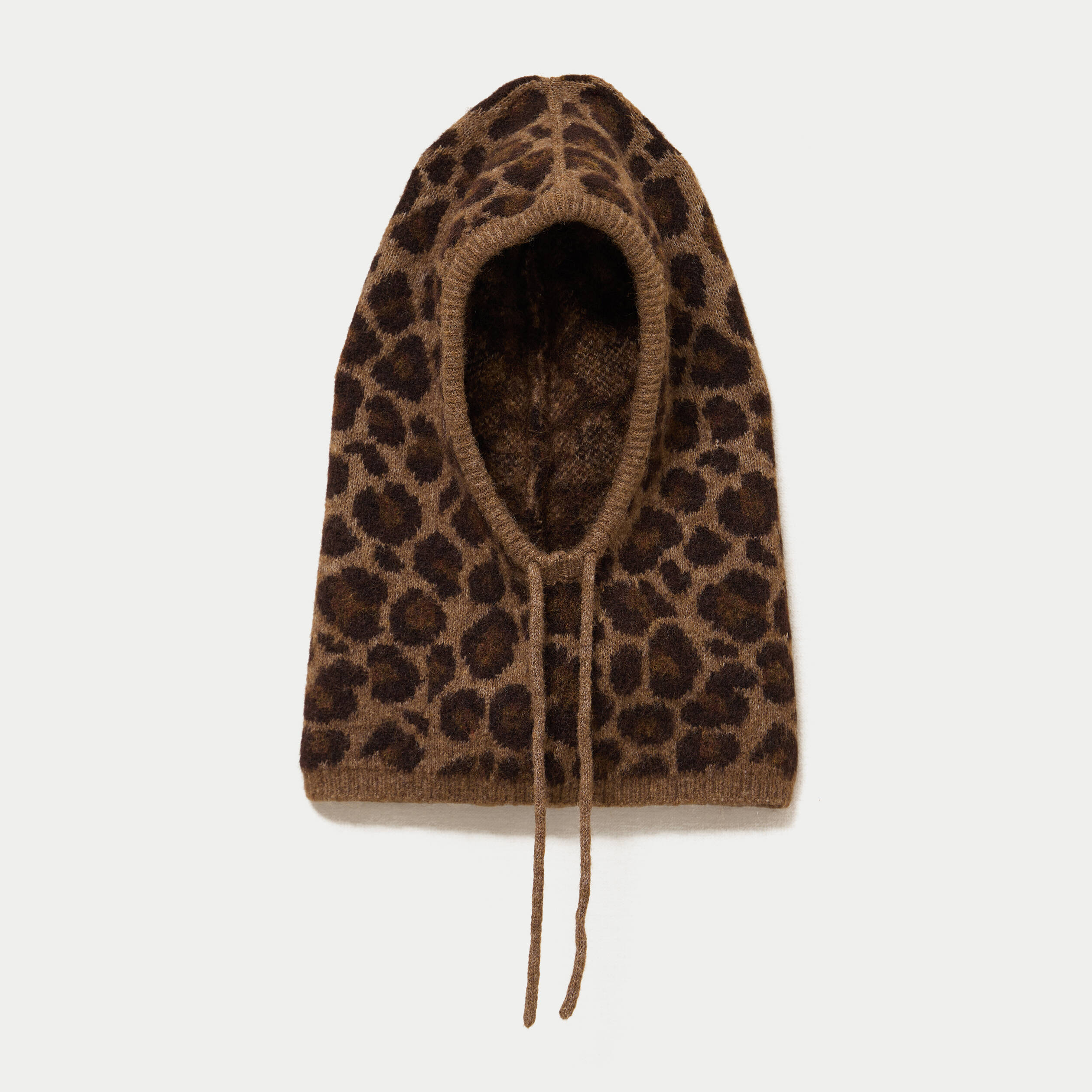 Cagoule marron fonc&eacute; femme