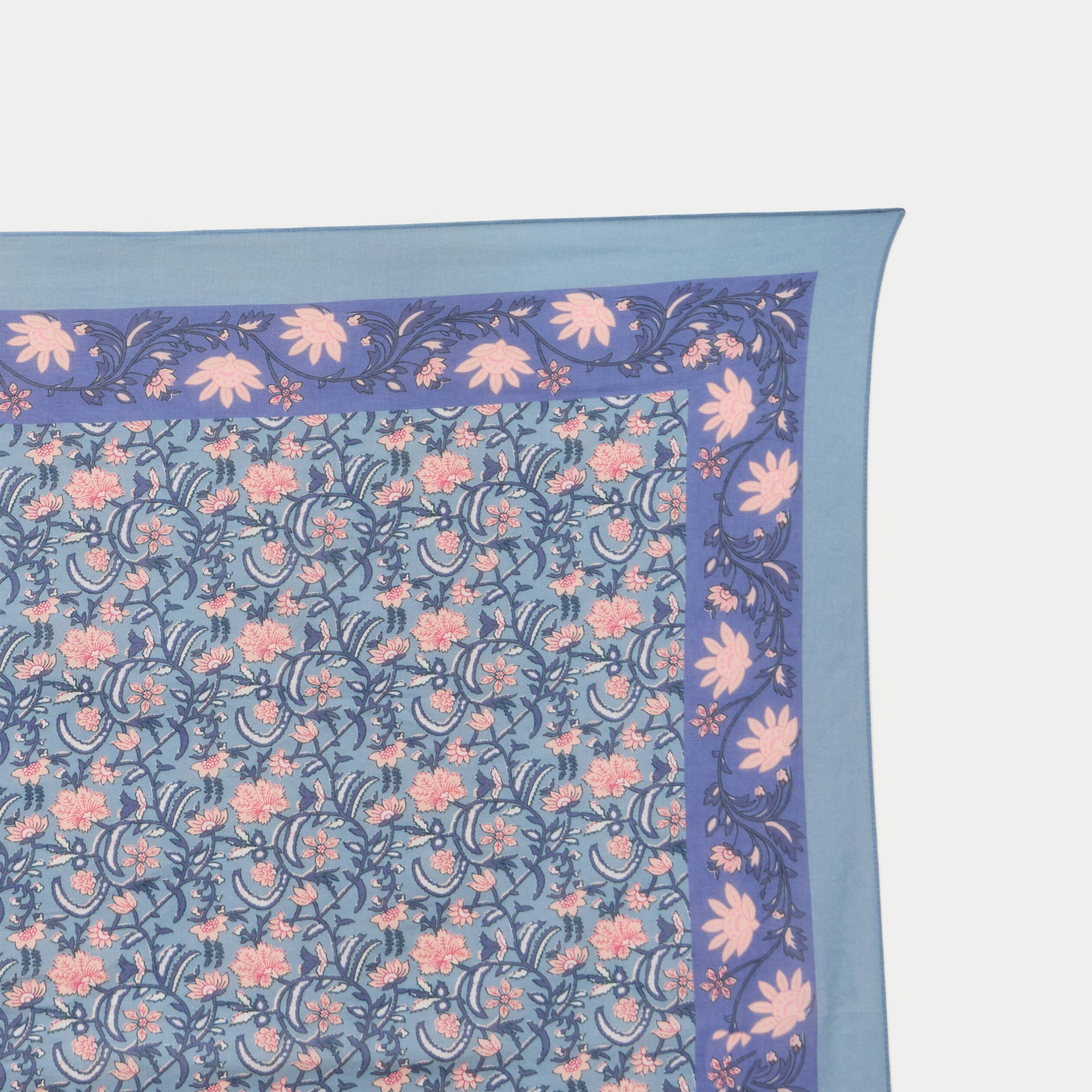 Foulard bleu femme