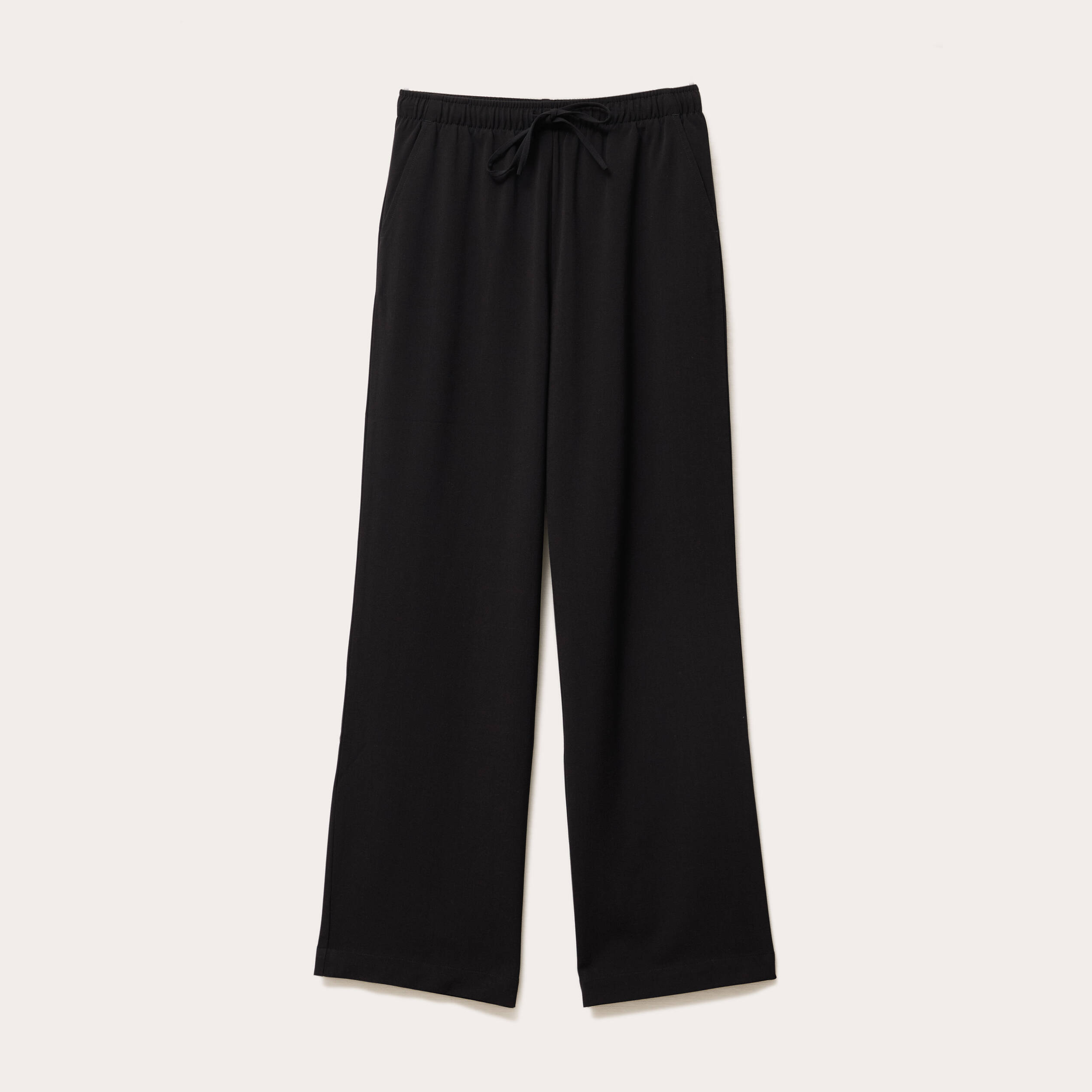 Pantalon large noir femme