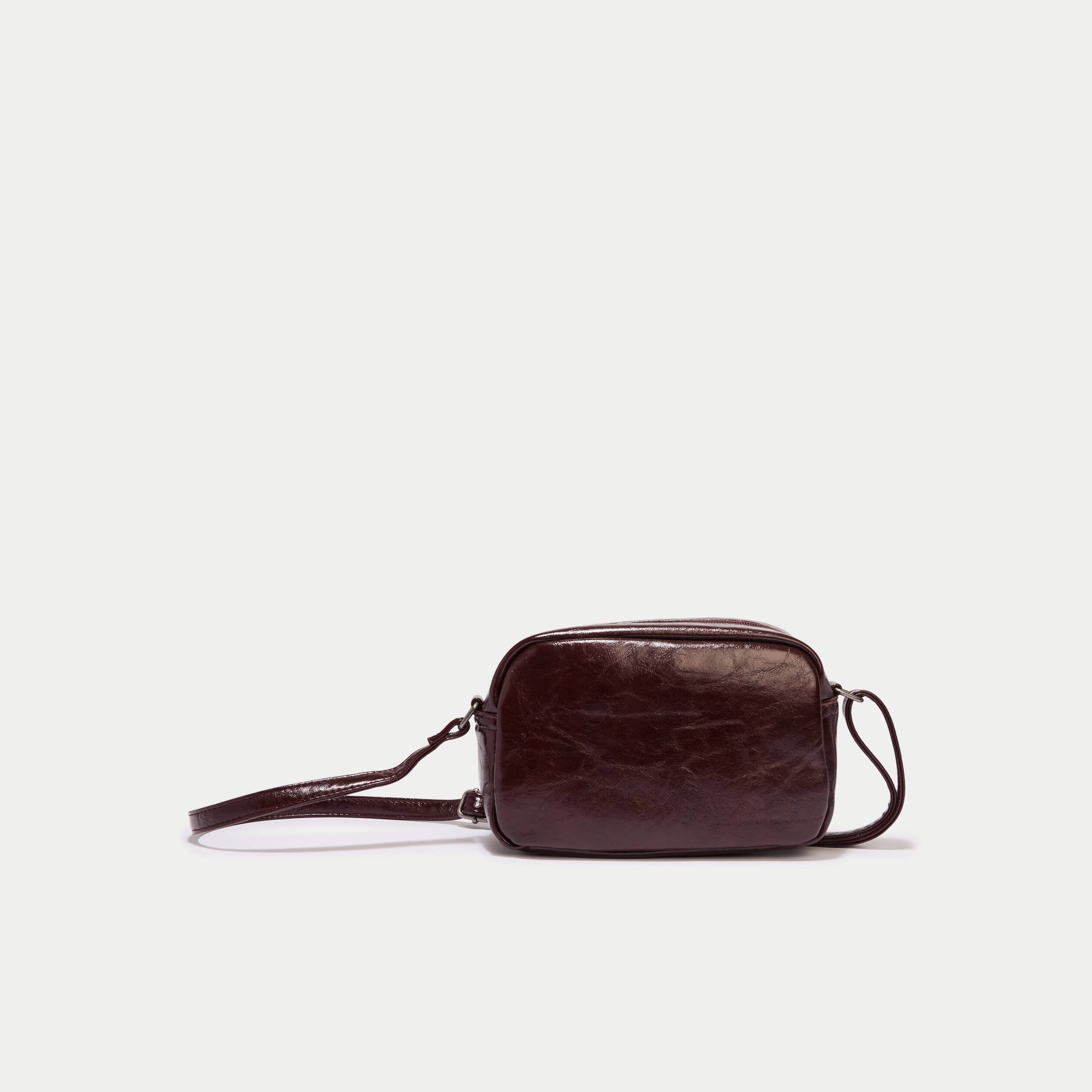 Sac similicuir bordeaux femme