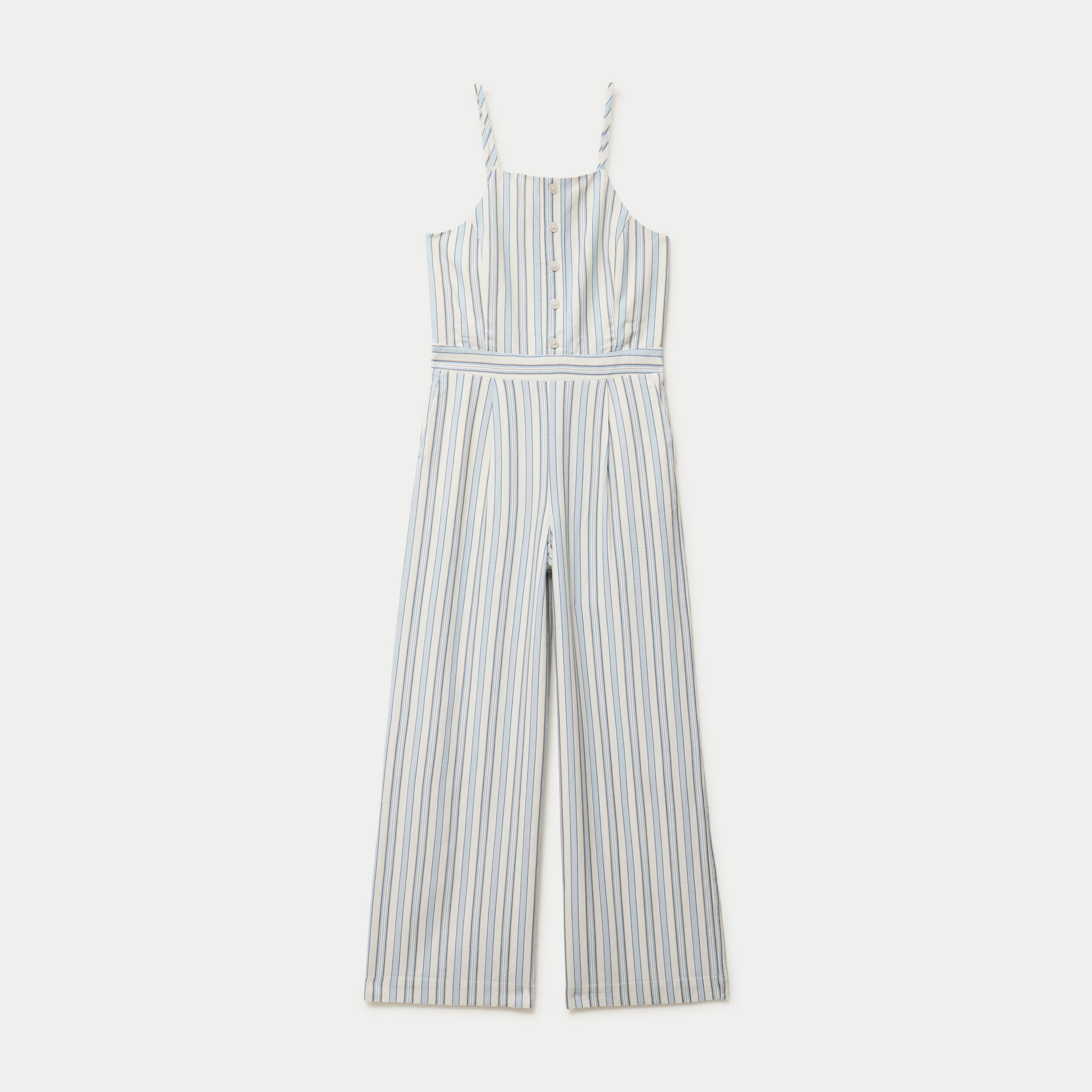 Combinaison large col am&eacute;ricain blanc femme