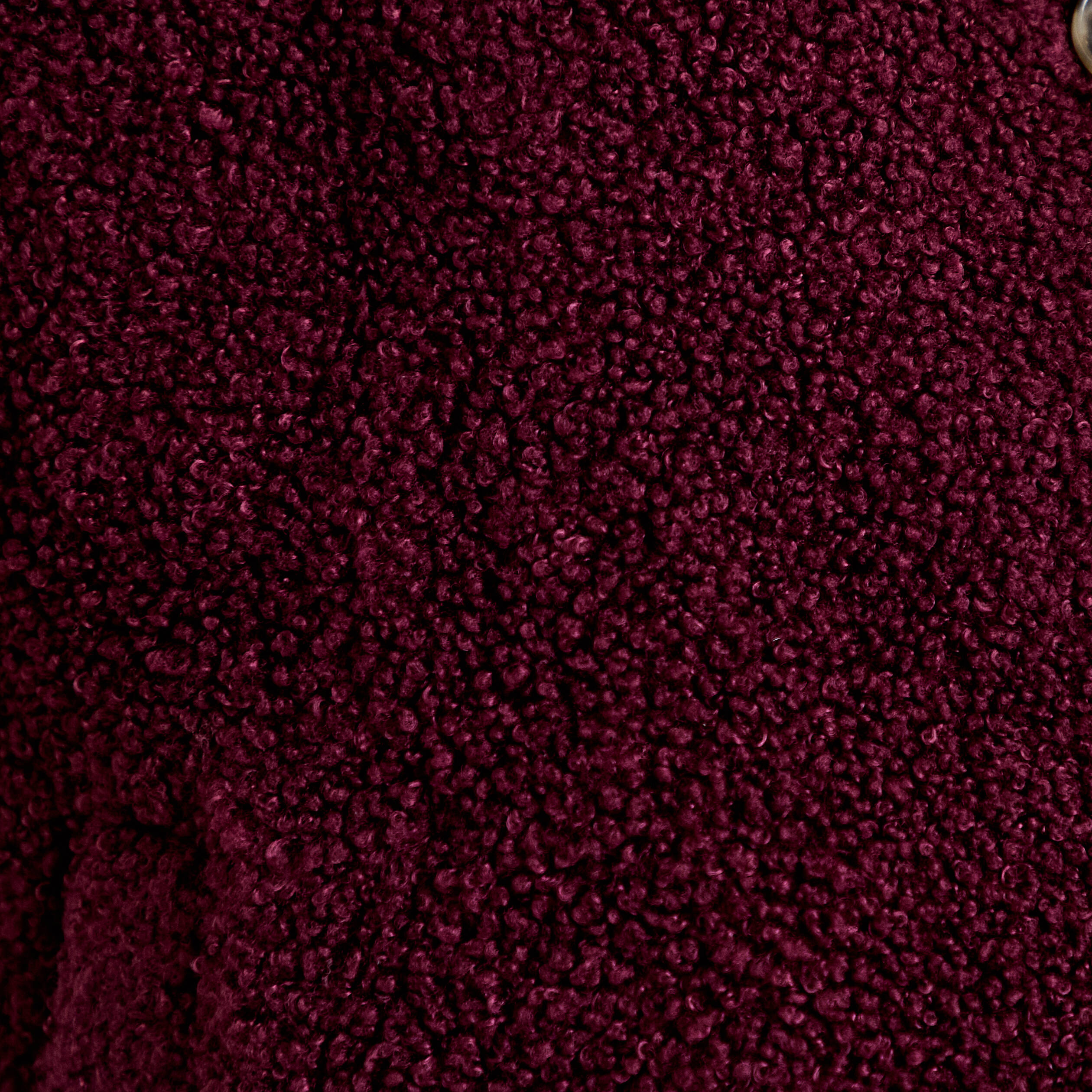 Veste sans manches fausse fourrure prune femme