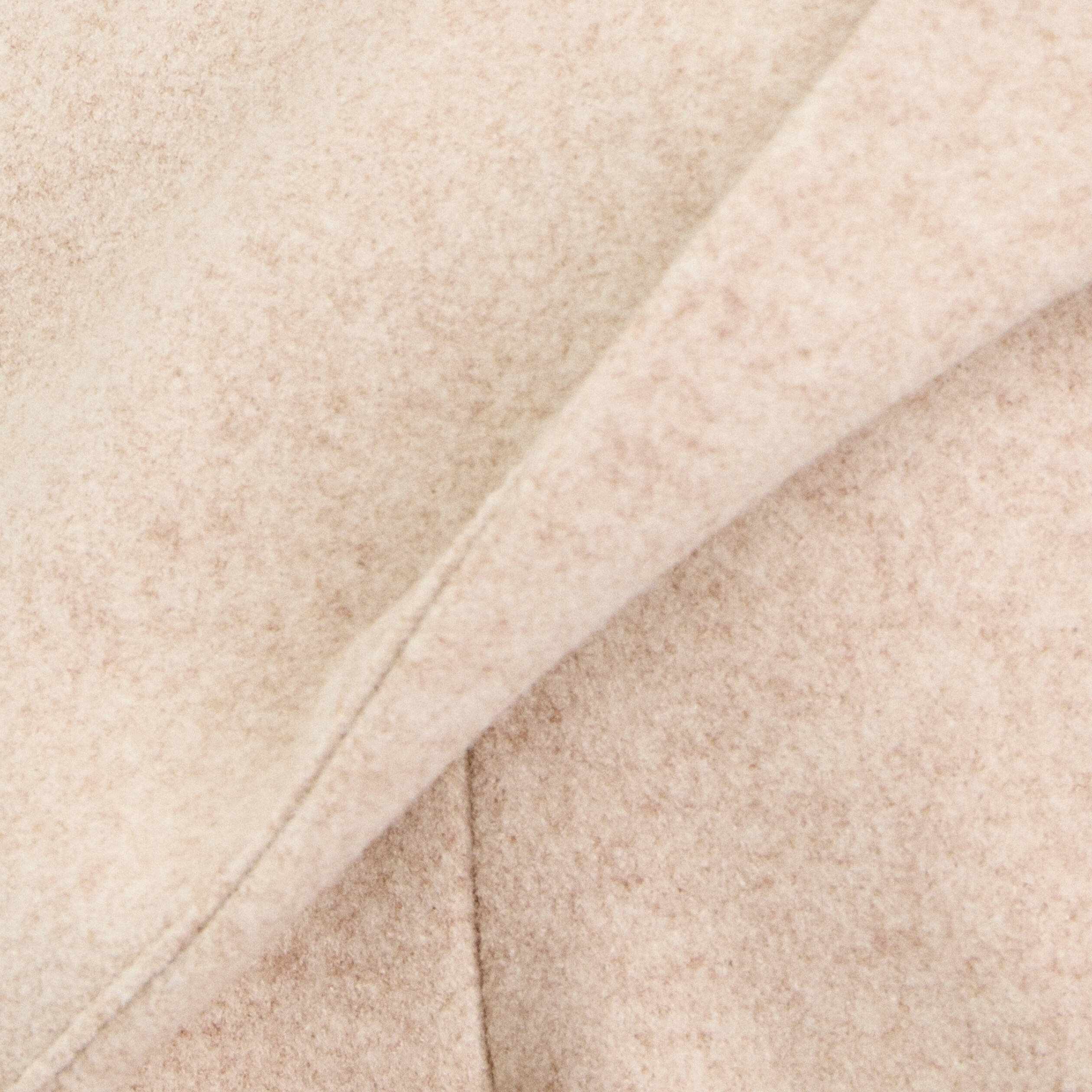 Manteau ceintur&eacute; &agrave; capuche beige femme