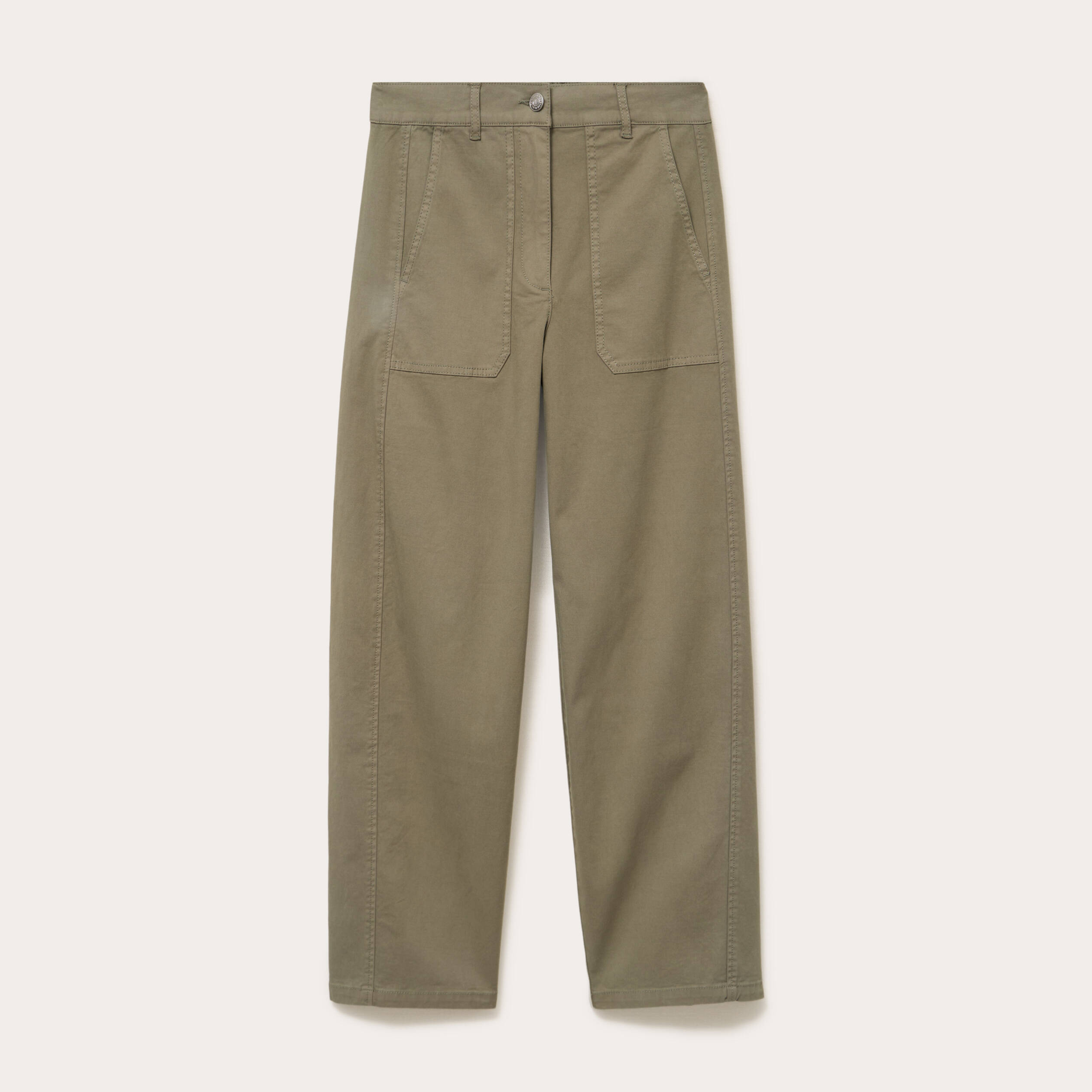 Pantalon vert kaki femme