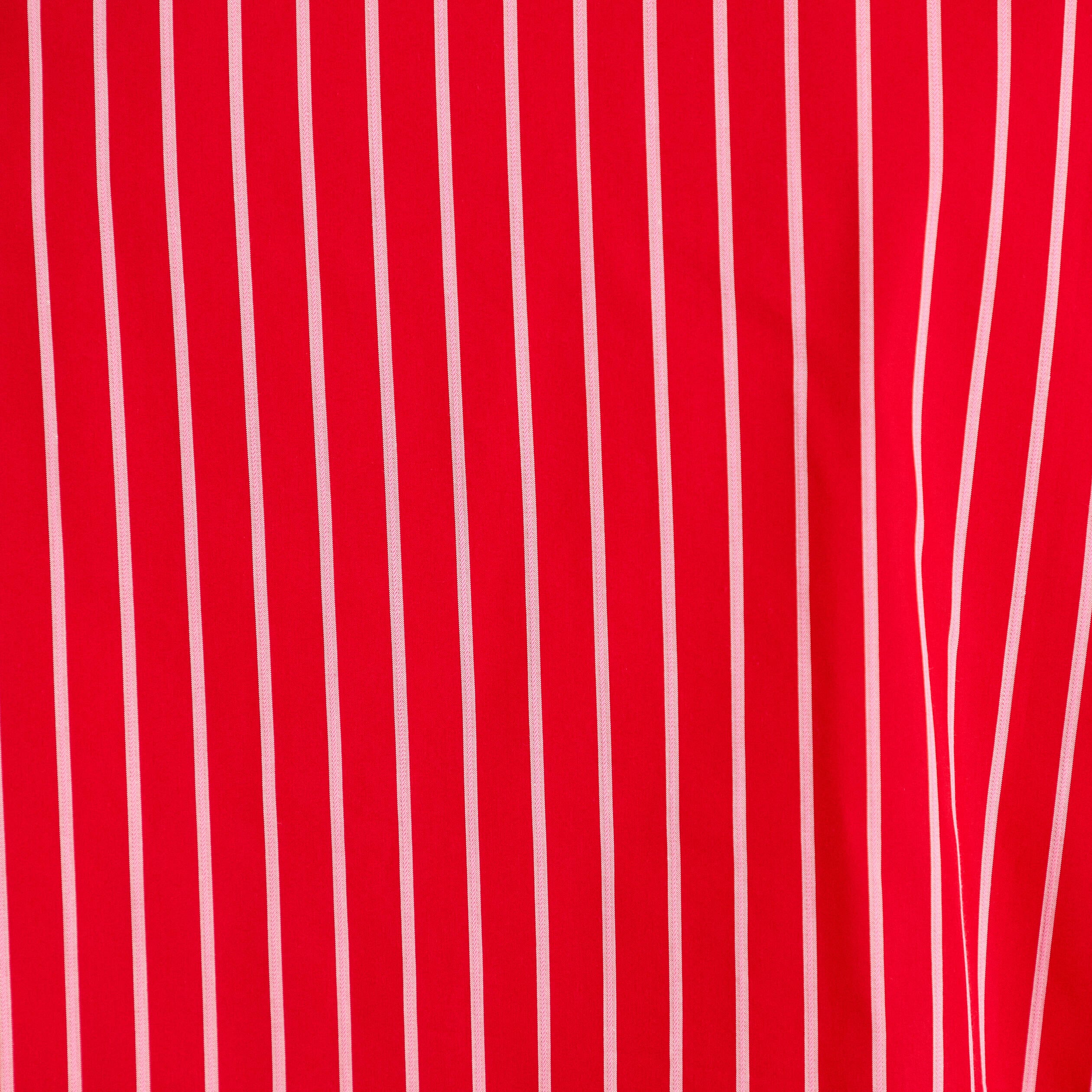 Chemise oversize manches longues rouge femme