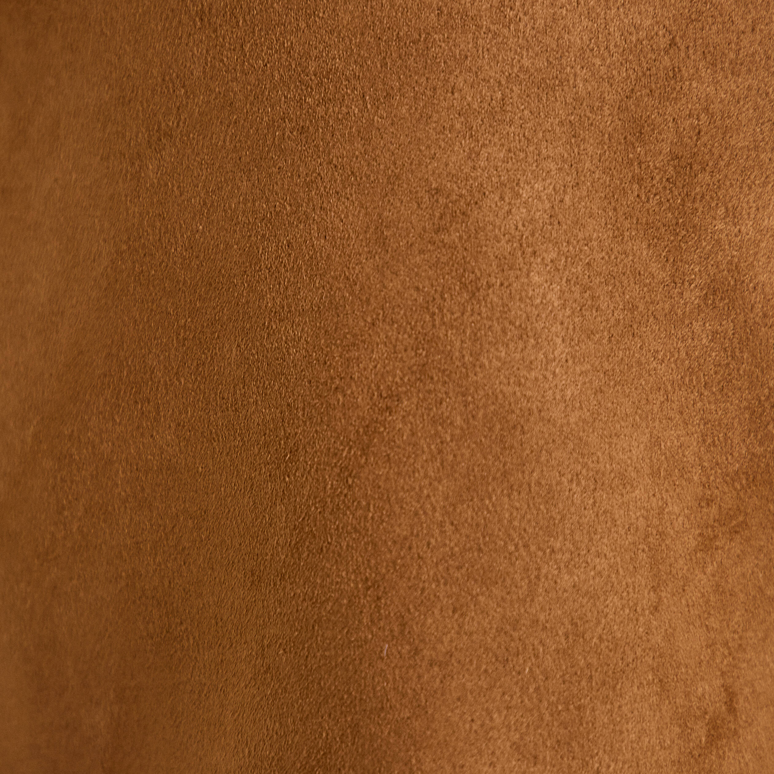 Short taille haute aspect daim clout&eacute; camel femme